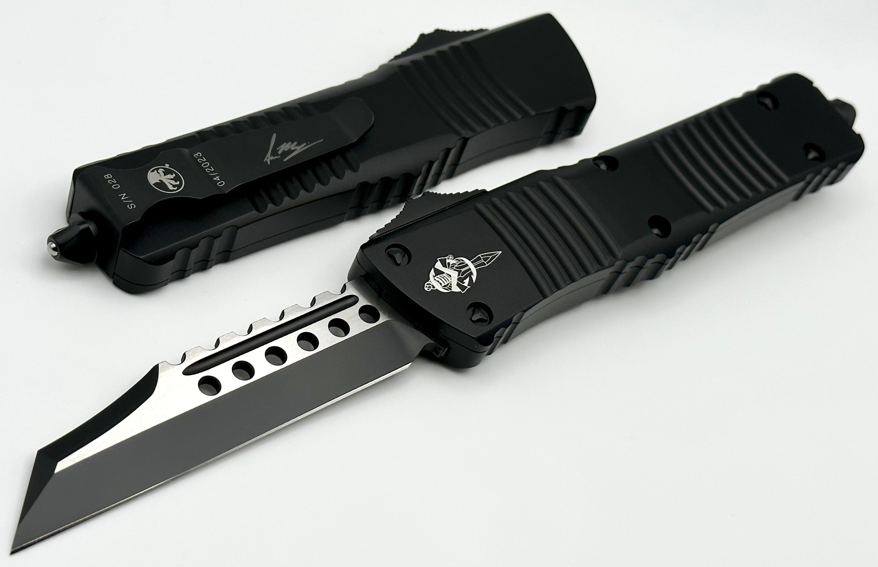 Microtech Combat Troodon Tactical Warhound Signature Series - Ultimate Tactical OTF Knife