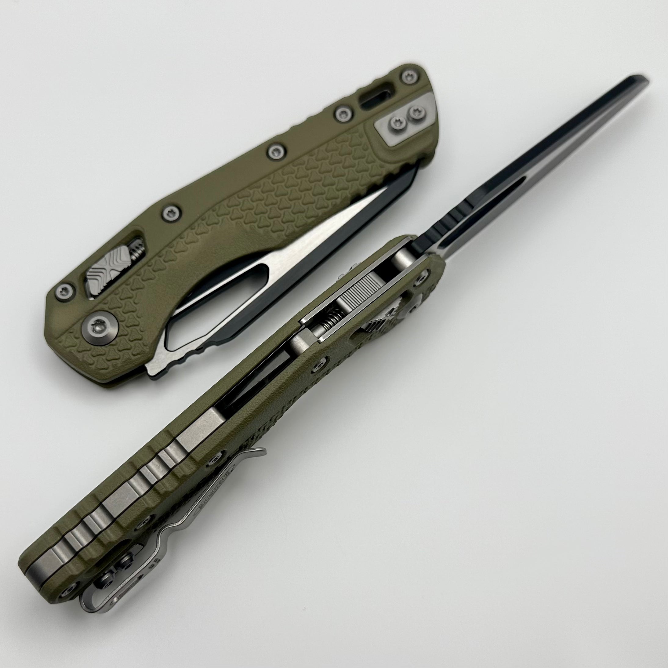 Microtech MSI RAM LOK Folding Knife - Premium M390MK Blade & OD Green Polymer Handle