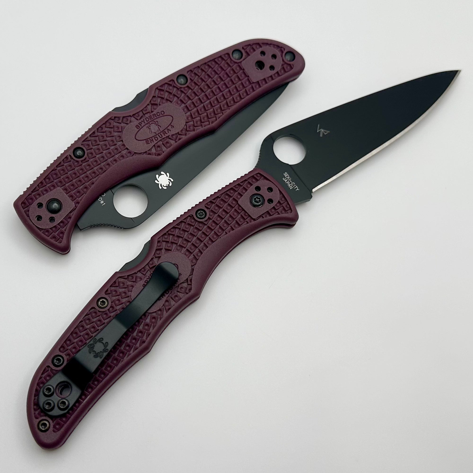 Spyderco Endura 4 Premium Lightweight EDC Knife with Micro-Melt PD1 Steel