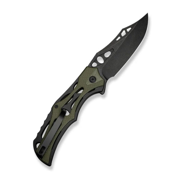 Civivi Biophase Premium Button Lock Knife - Nitro-V Blade & OD Green G10 Handles