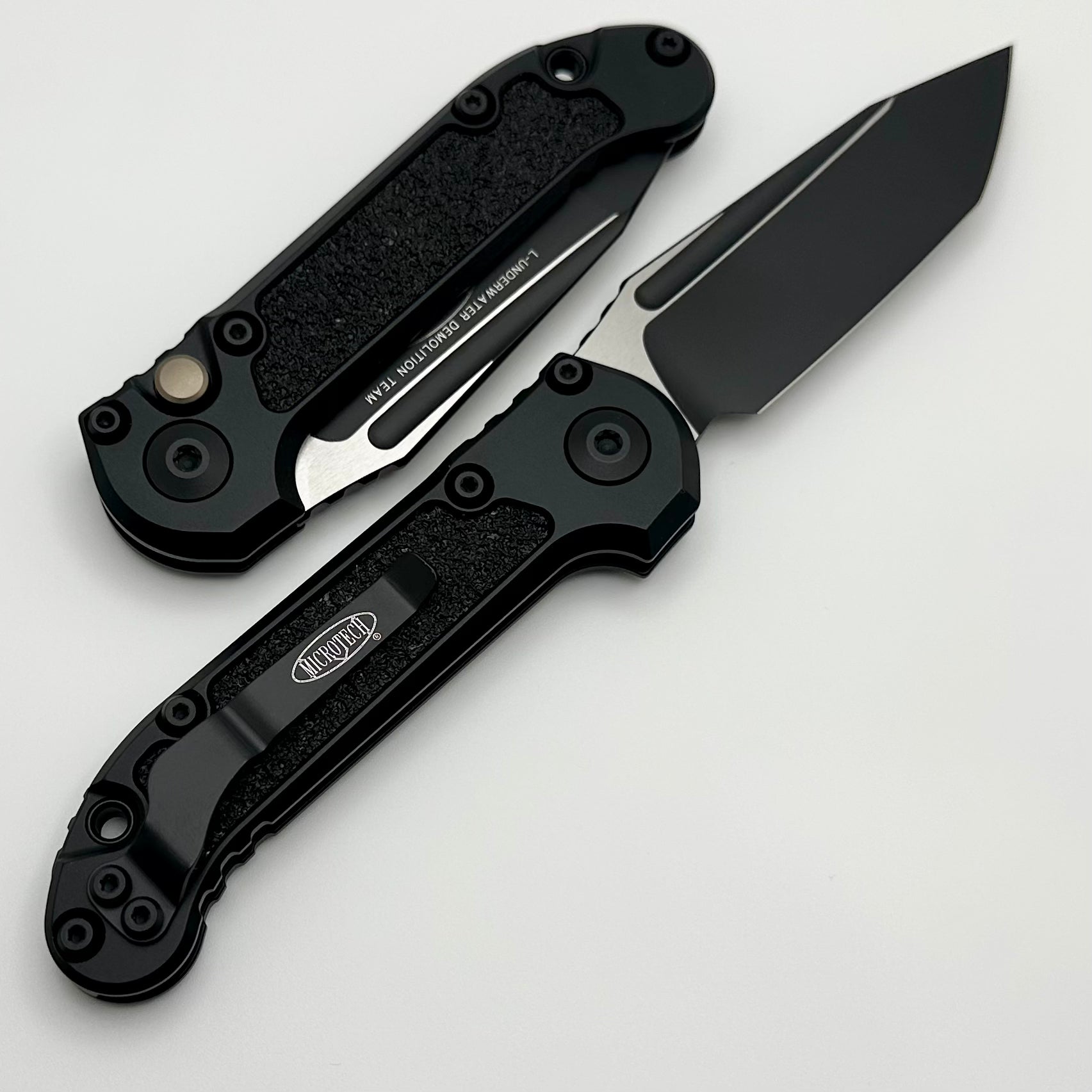 Microtech Ultimate Tactical Tanto LUDT Gen III - Black Aluminum Handle