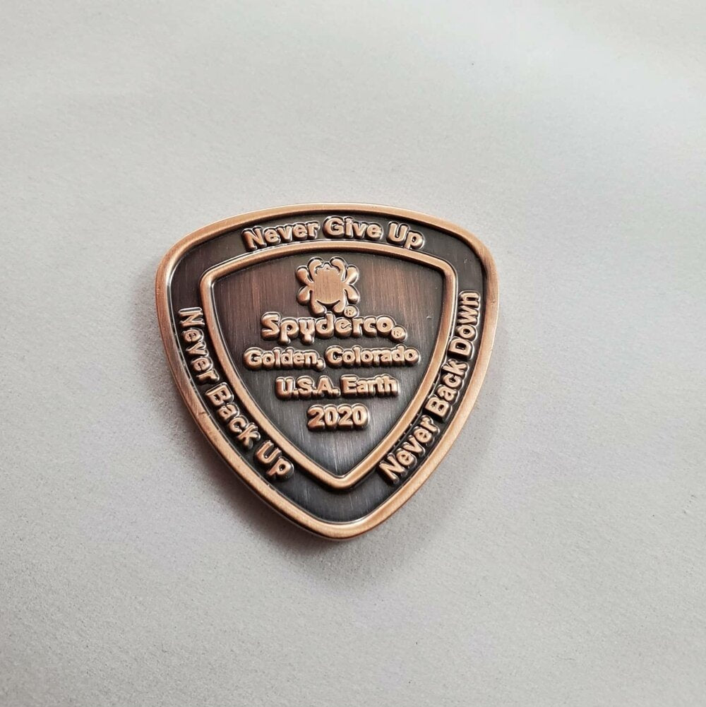 Premium SpyderCoin 2020 Military Tribute Challenge Coin