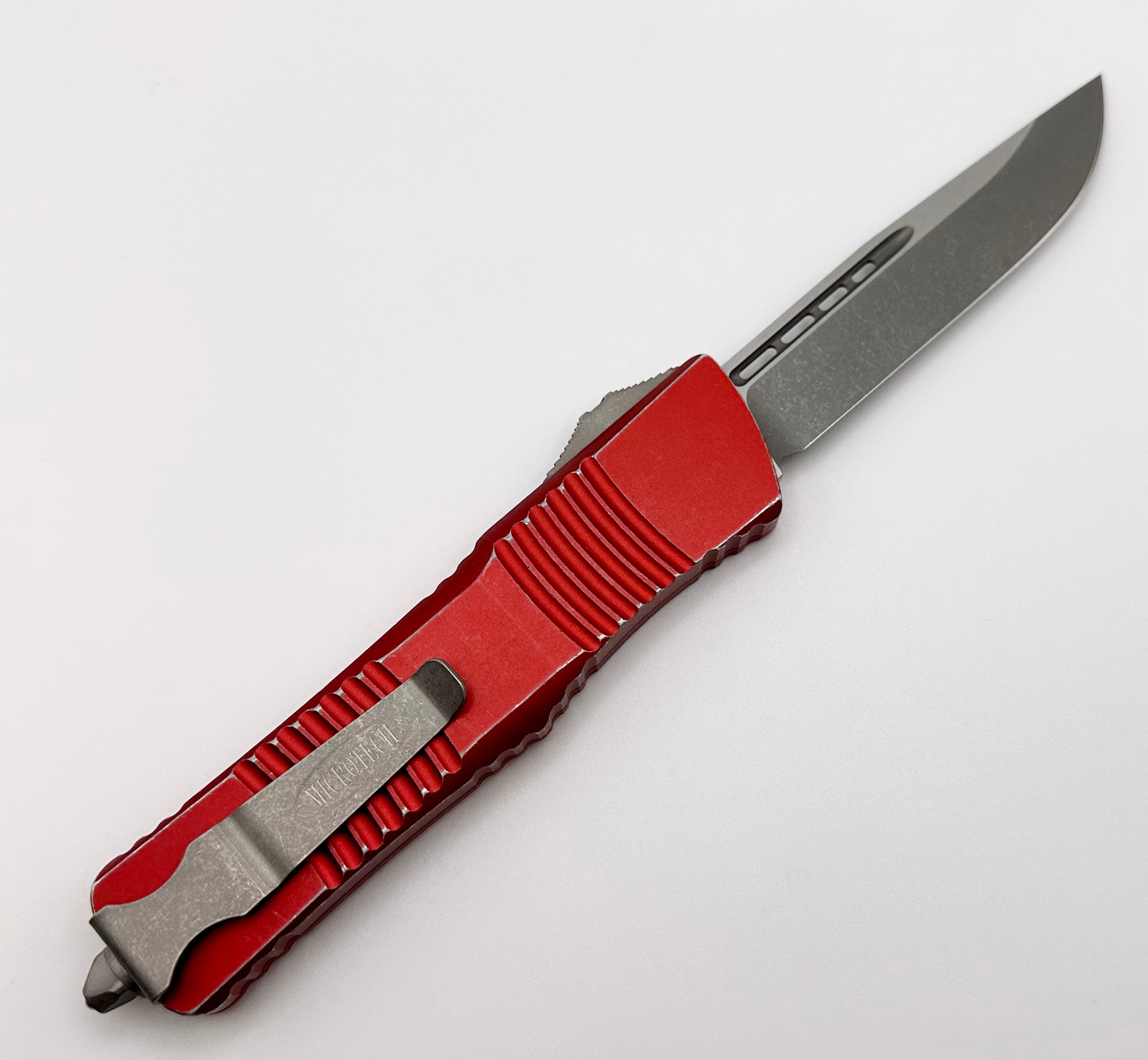 Ultimate Microtech Combat Troodon Apocalyptic Red Tactical Knife