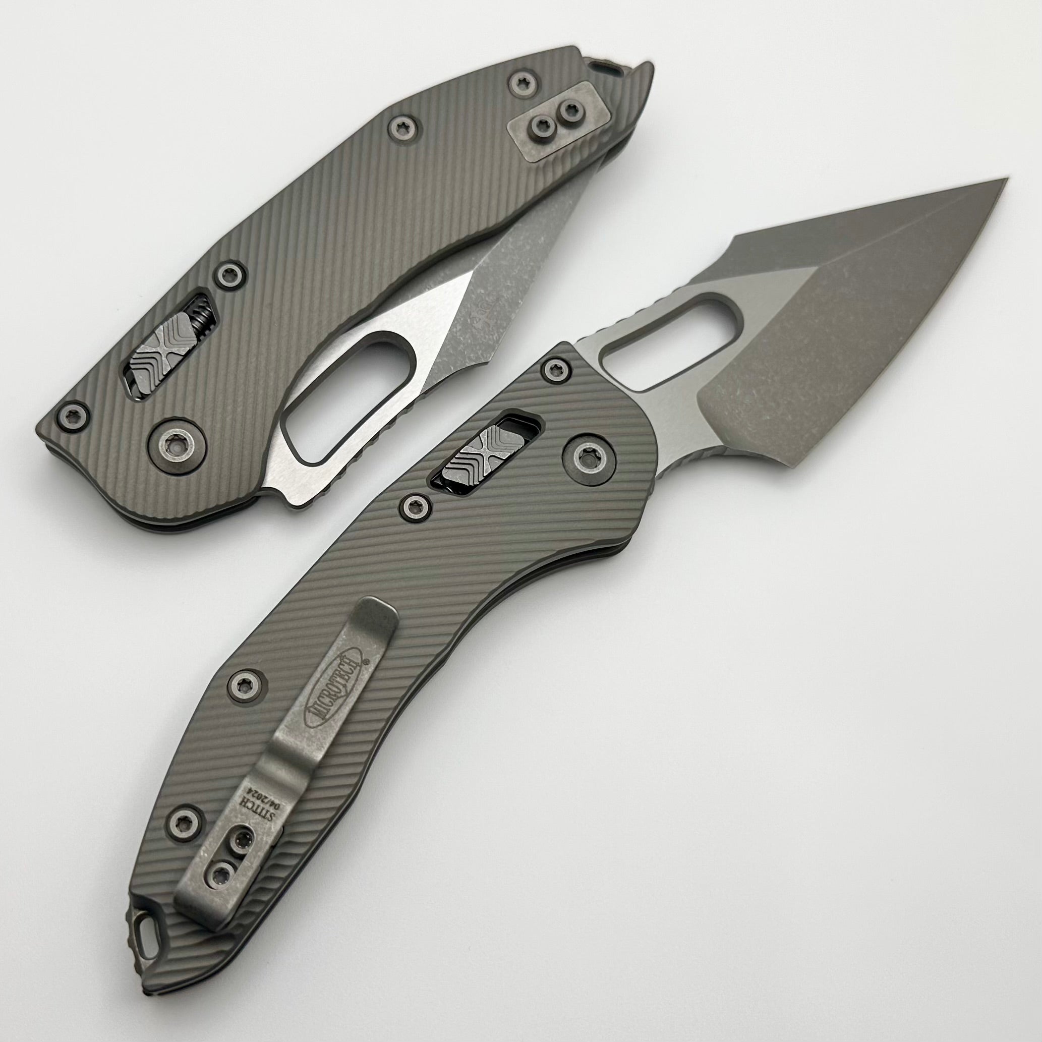 Premium Microtech Stitch RAM LOK Tactical Knife - Apocalyptic Finish
