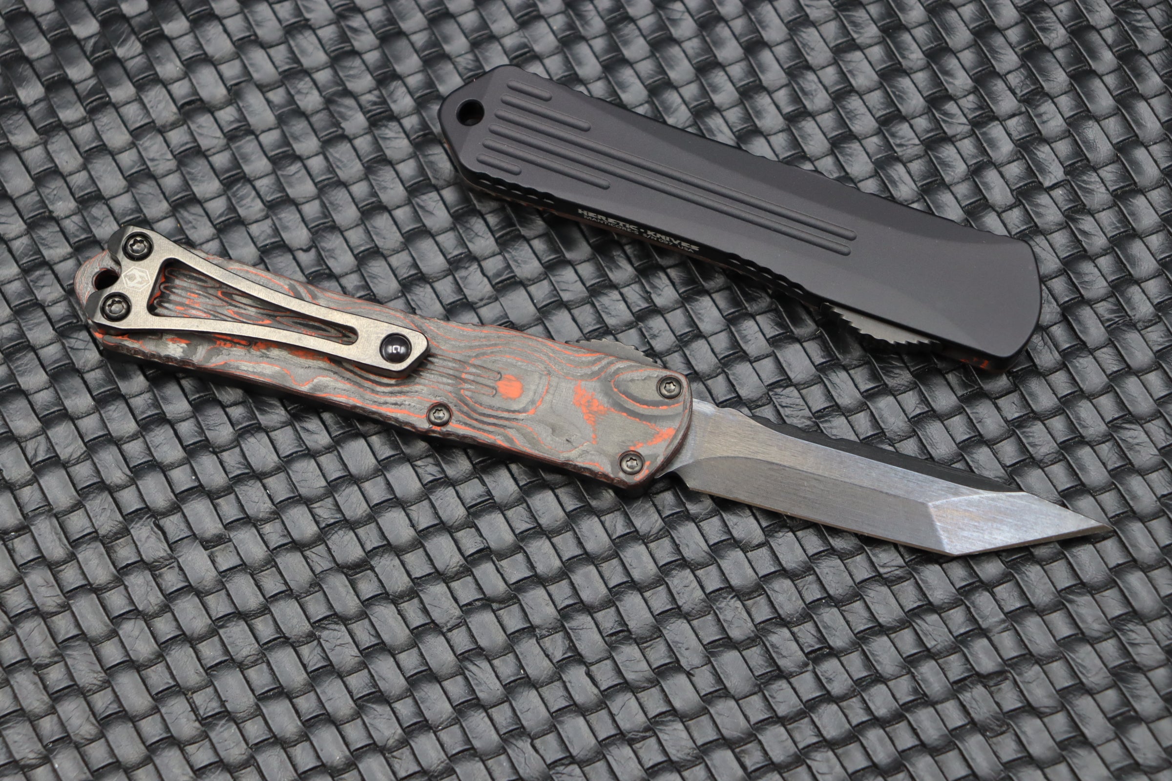 Heretic Knives Manticore S Tanto - Ultimate Compact EDC OTF Knife