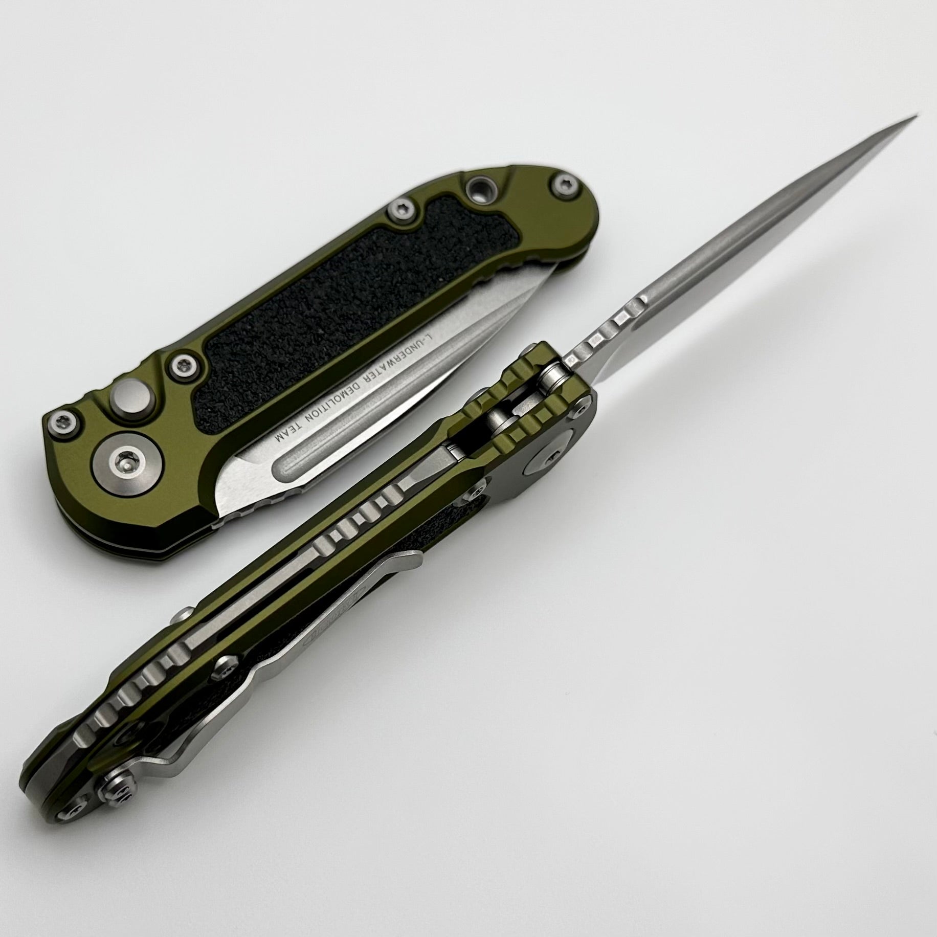 Premium Microtech LUDT Gen III Tactical Knife - OD Green Handle | Ultimate EDC Upgrade