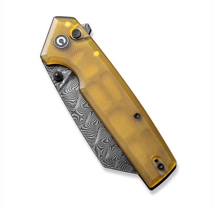 Civivi Amirite Flipper Knife - Premium Ultem Handles & Damascus Blade