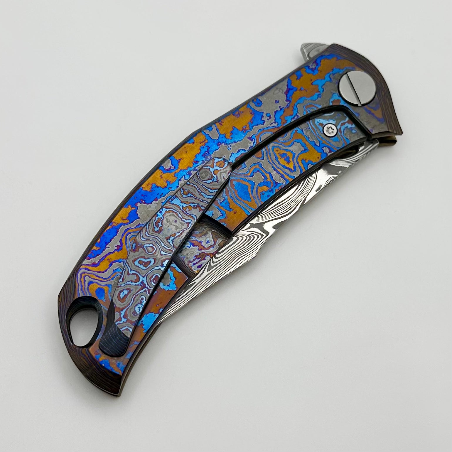 Premium Custom Knife Factory Barm Full Dress - Ultimate Edition with Damasteel & ZircuTi