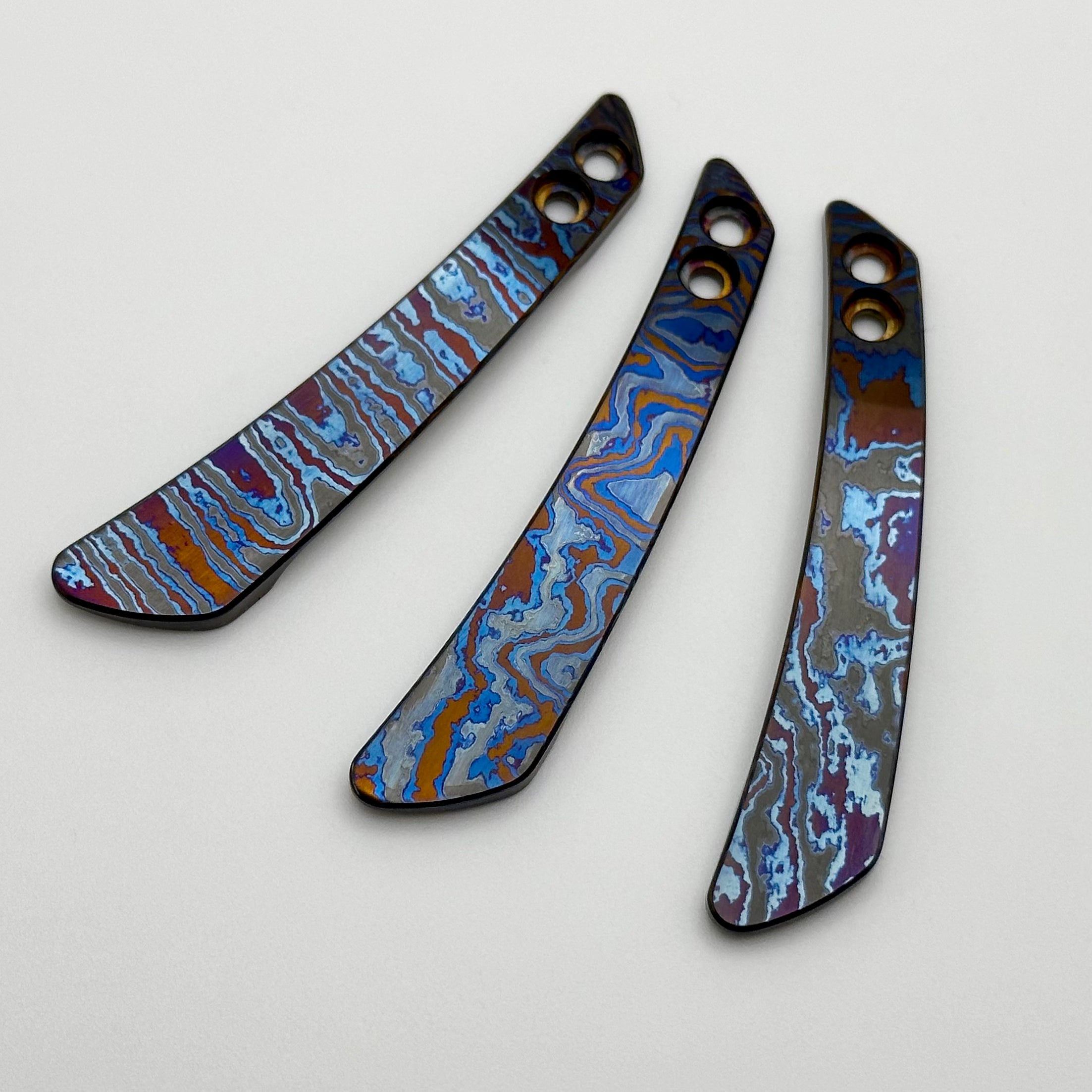 Premium Custom Knife Factory Evo 4.0 Czech Pattern ZircuTi Pocket Clip - Upgrade Your EDC