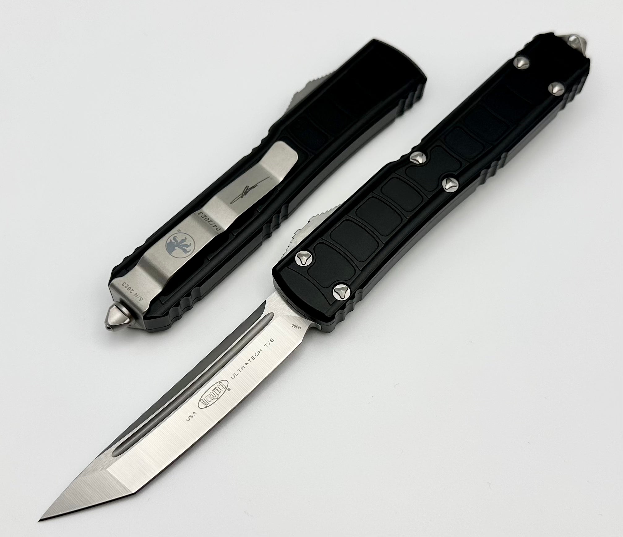 Microtech Ultratech II Tanto Tactical OTF Knife - Premium Satin Finish