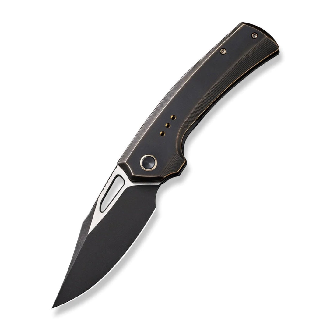 Premium We Knife Nefaris Limited Edition - Black/Bronze Titanium & Black Stonewash 20CV