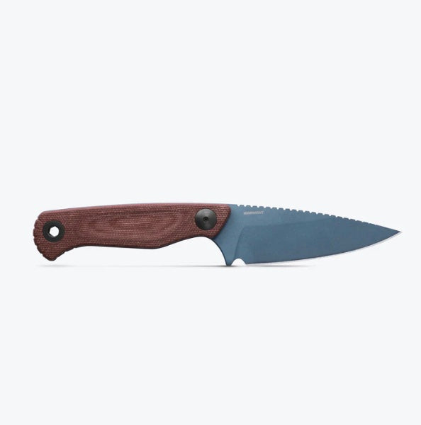 Benchmade Dacian Ultimate EDC Fixed-Blade Knife - MagnaCut Steel & Brown Canvas Micarta