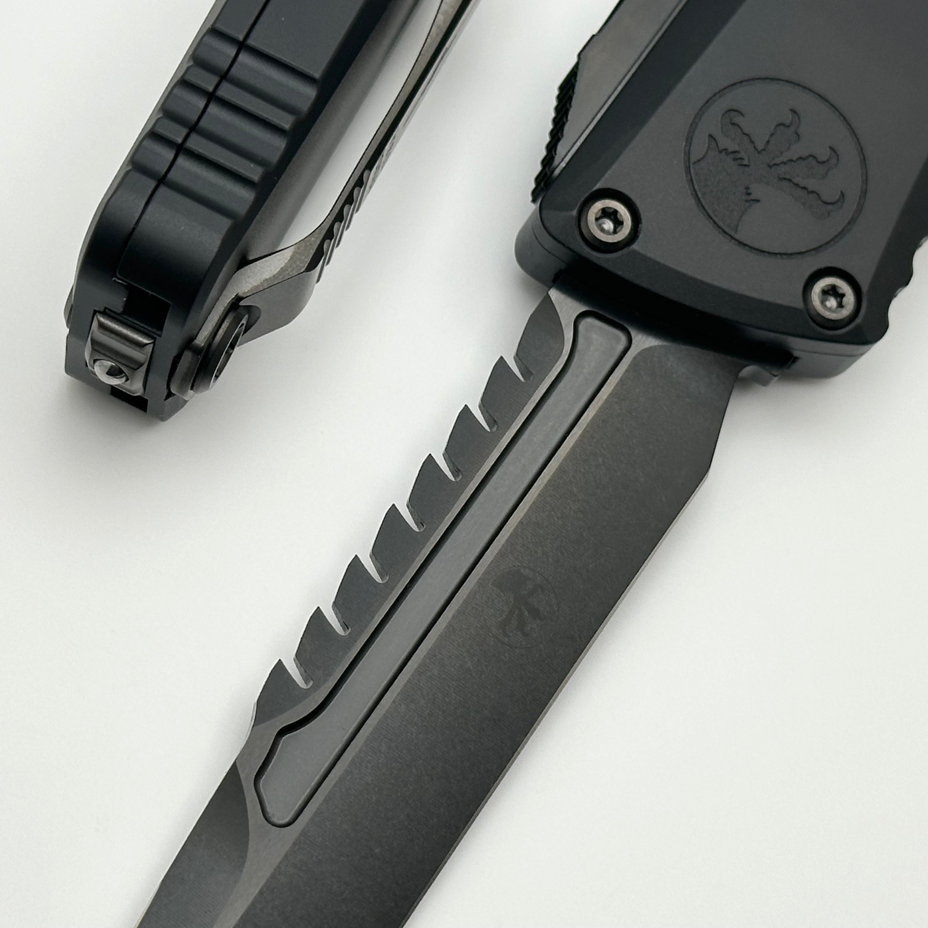 Microtech Ultimate Combat Troodon Gen III Shadow Series - Premium Tactical OTF Knife