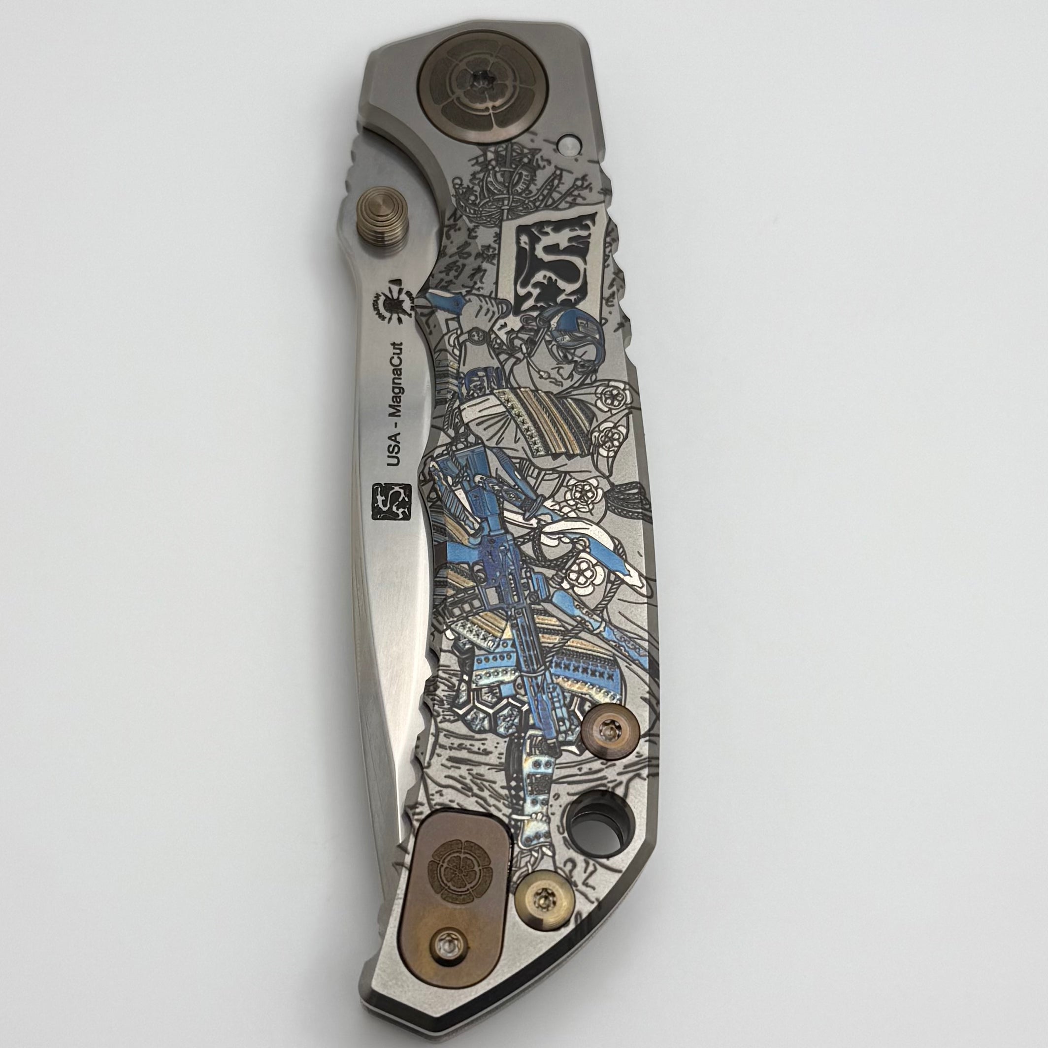 Premium Spartan-Ronin 'Gun Fighter' Edition Folding Knife with MagnaCut Blade