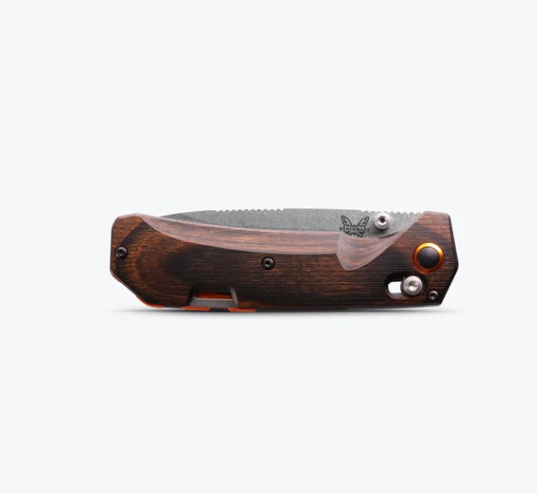 Benchmade Grizzly Creek Ultimate Hunting Knife - Stabilized Wood Handles, Drop Point S30V Blade