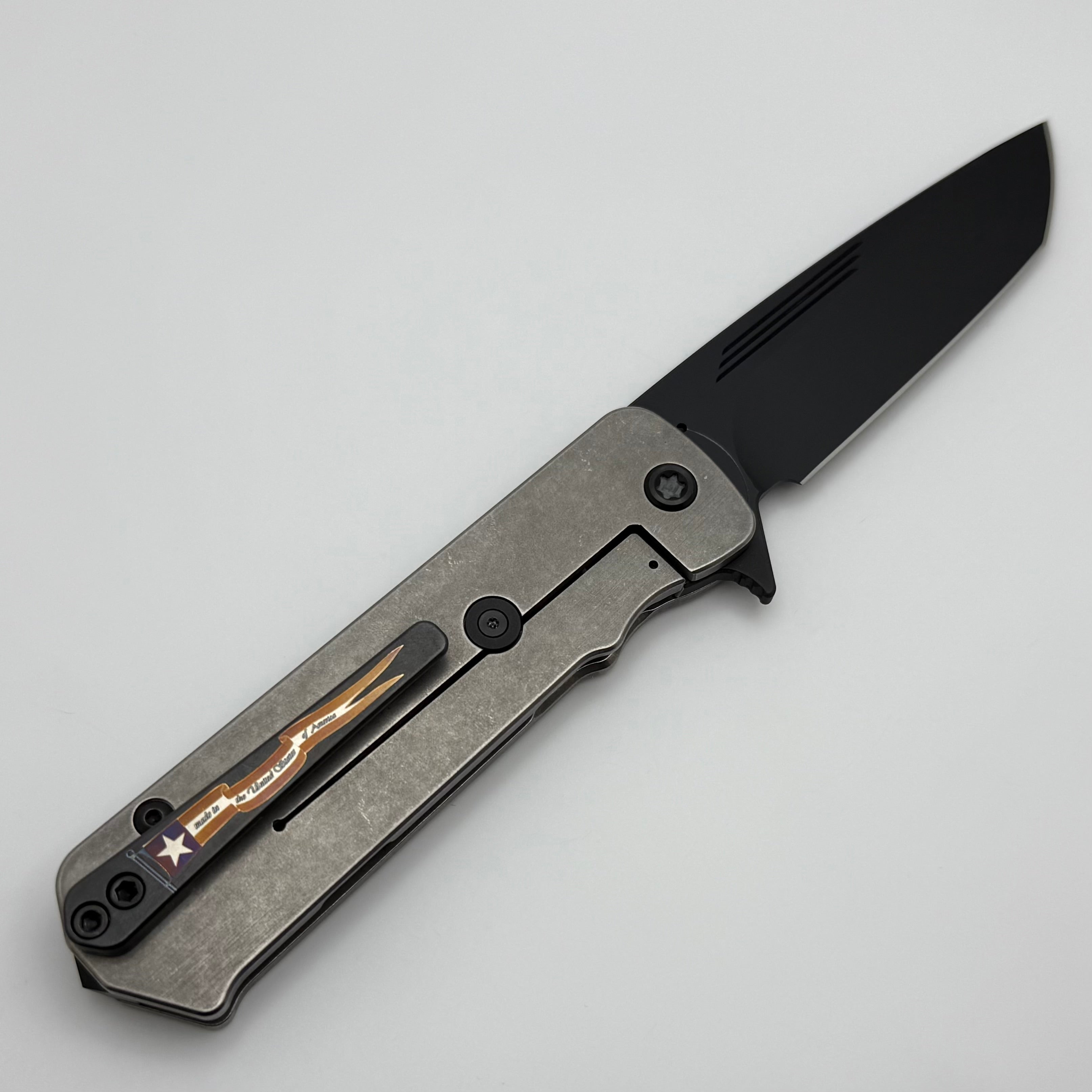 Medford TFF-4 DLC S45VN Tanto Knife - Premium Tactical EDC with Black G-10 Inlay