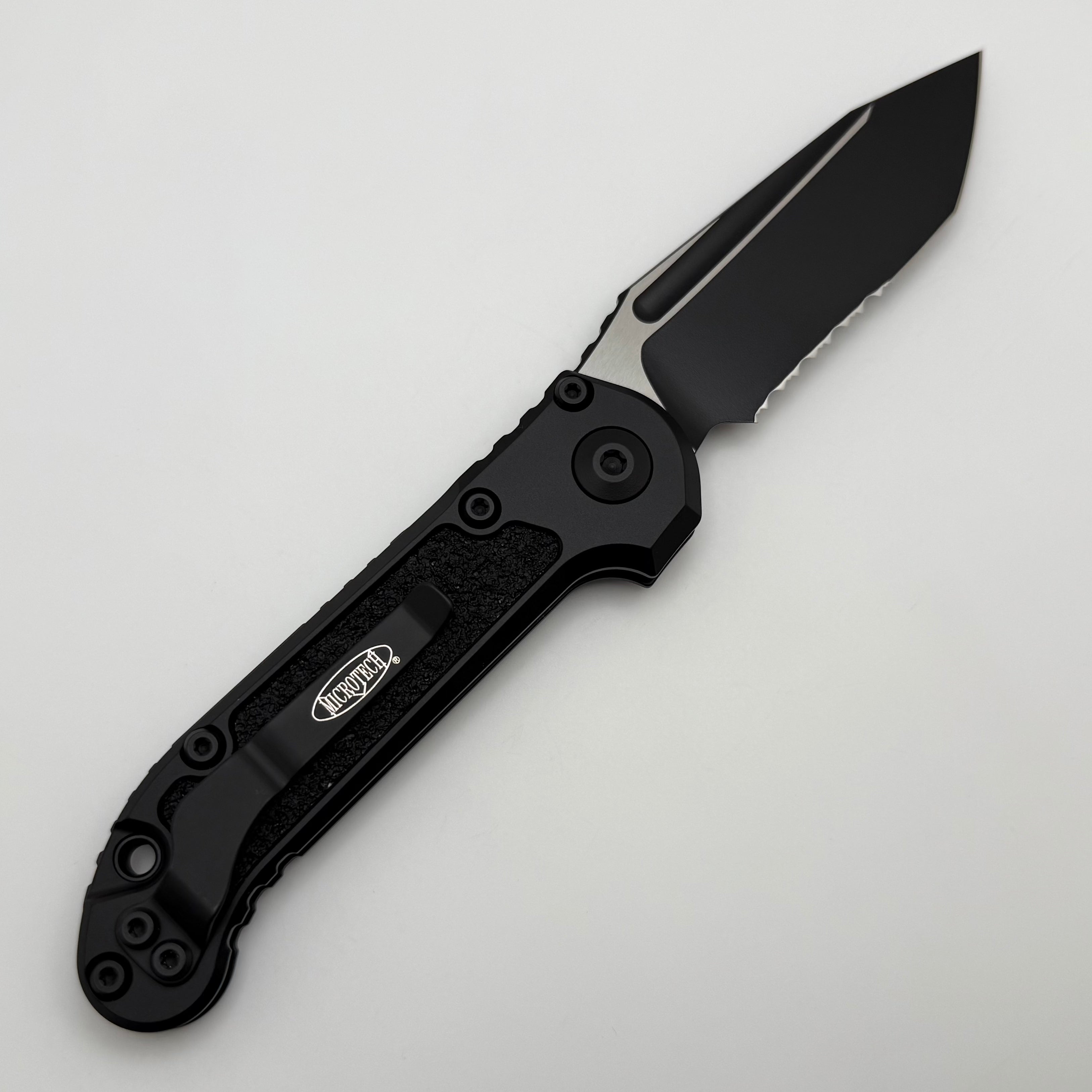 Premium Microtech LUDT Gen III Tactical Knife - Black Tanto Blade & Handle