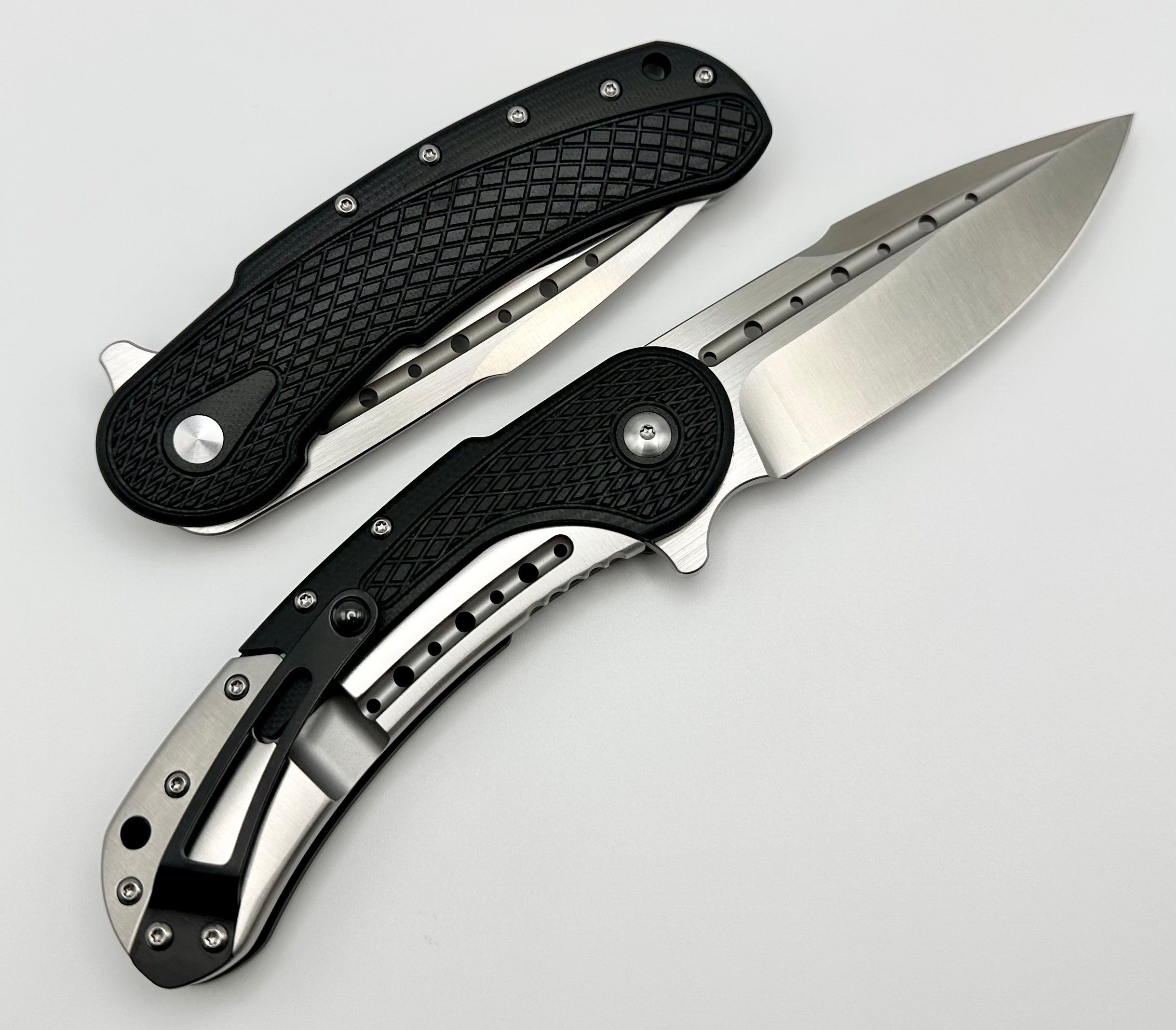 Begg Knives Premium Bodega Black G-10 & D2 Tactical Folding Knife