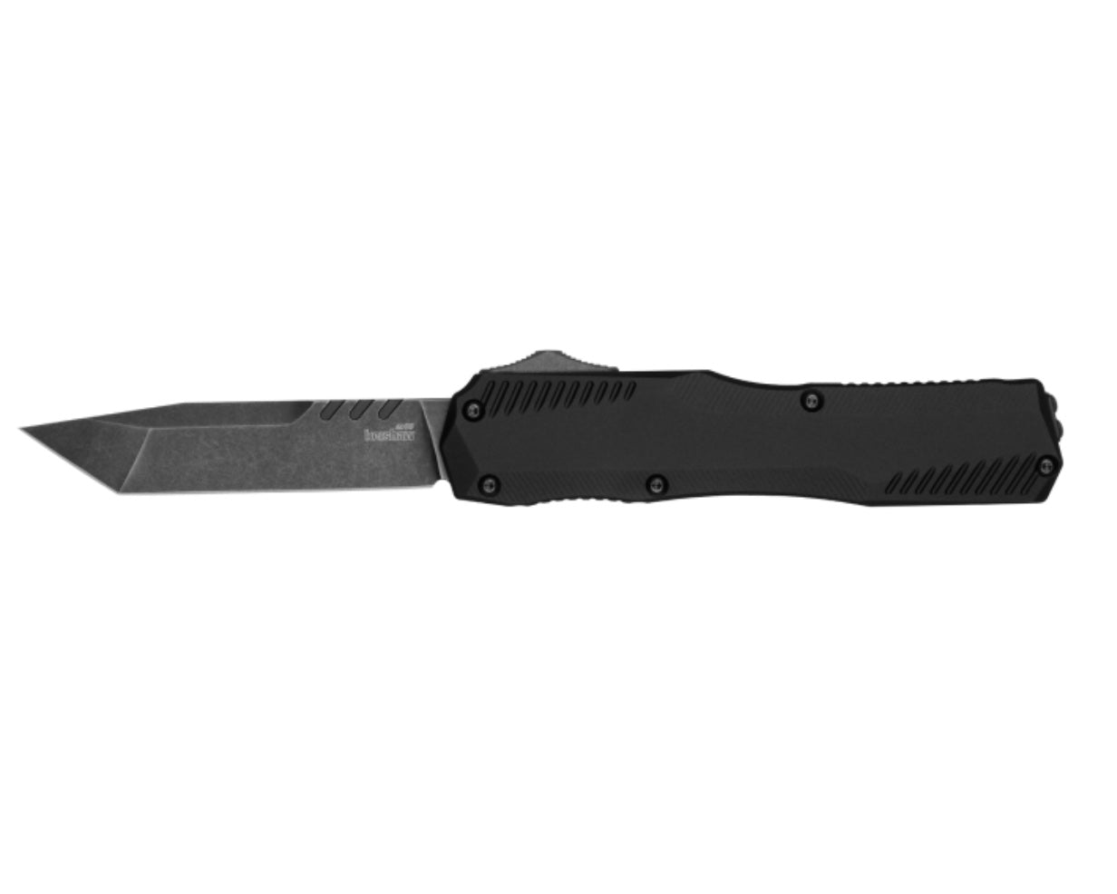 Kershaw Livewire Black Aluminum Tanto - Premium Tactical OTF Knife