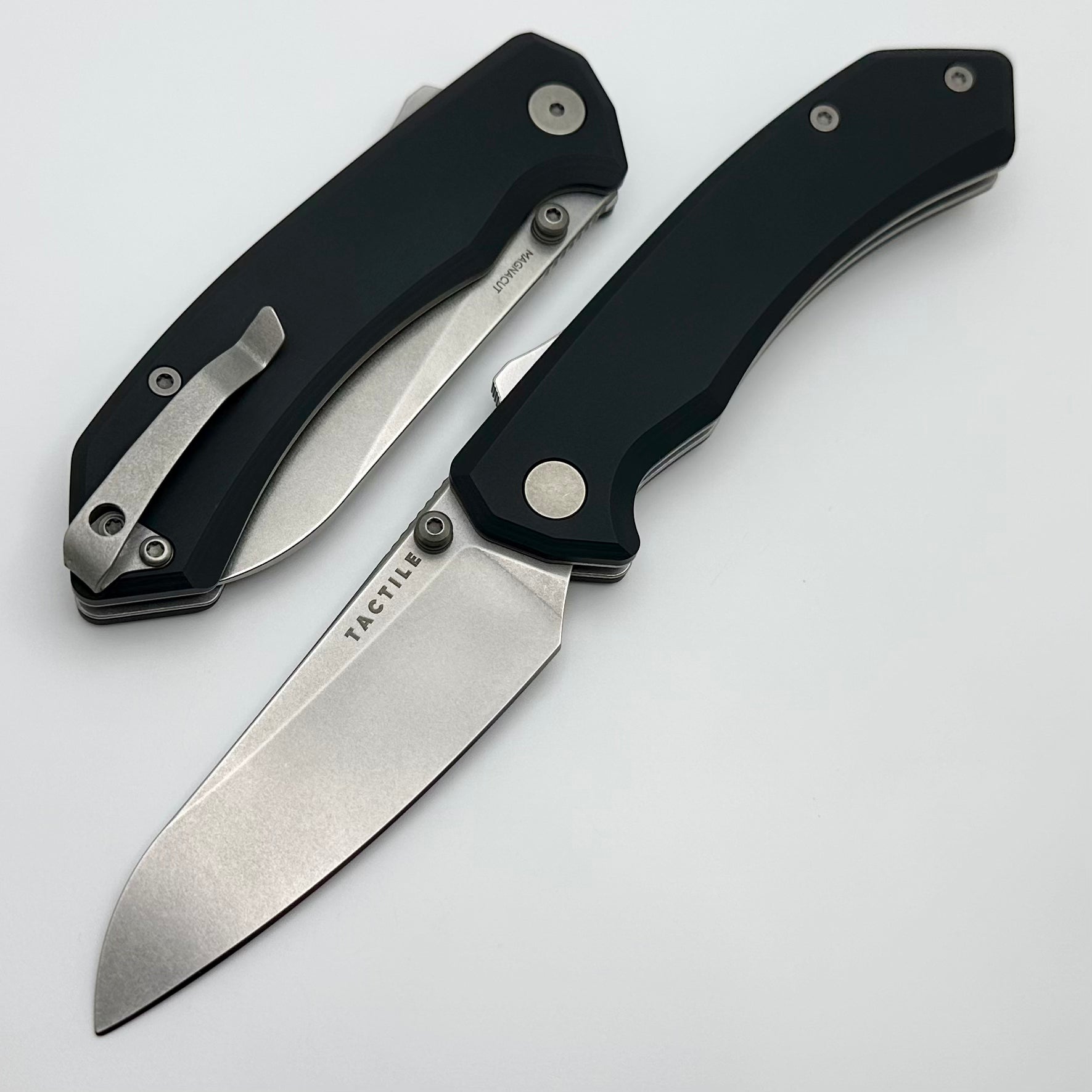 Ultimate Tactile Knife Chupacabra - Premium Black Aluminum & MagnaCut