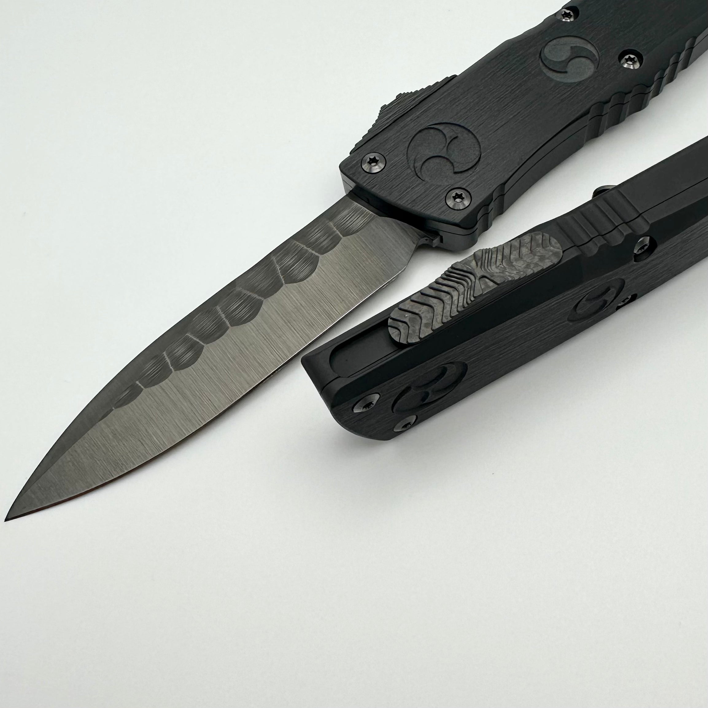 Premium Combat Troodon O-YARI Tactical Knife | DLC Chisel Edge & Carbon Fiber Design