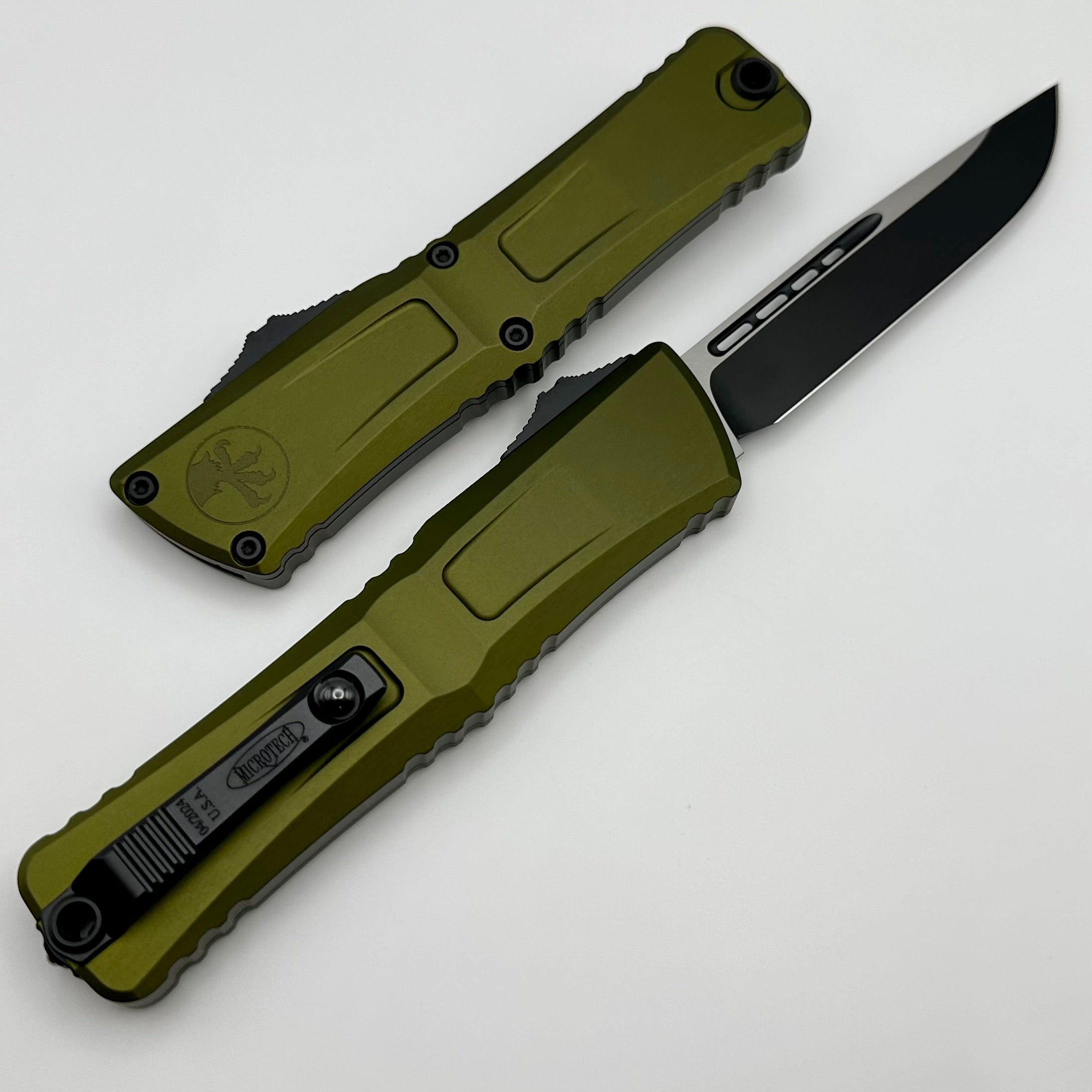 Microtech Combat Troodon Gen III - Ultimate Tactical OTF Knife | OD Green Handle