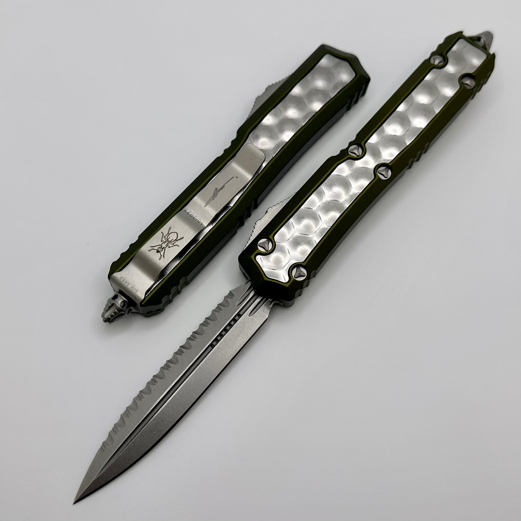 Microtech Makora Signature Series: Premium OD Green Tactical Knife with Stonewash Finish