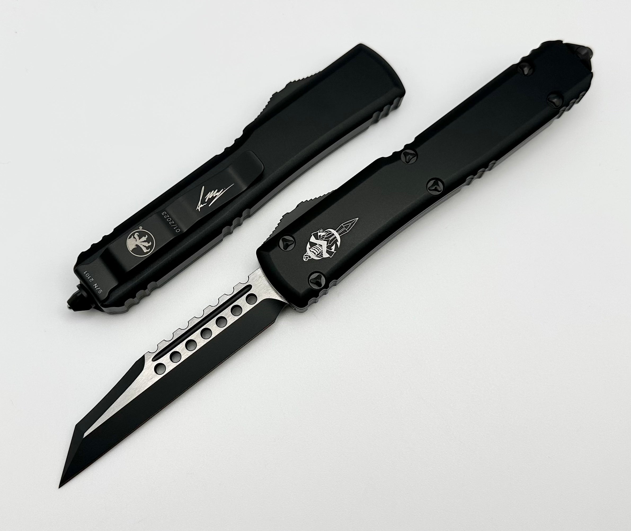 Microtech Ultratech Warhound Tactical OTF Knife - Premium Tactical Standard 119W-1TS