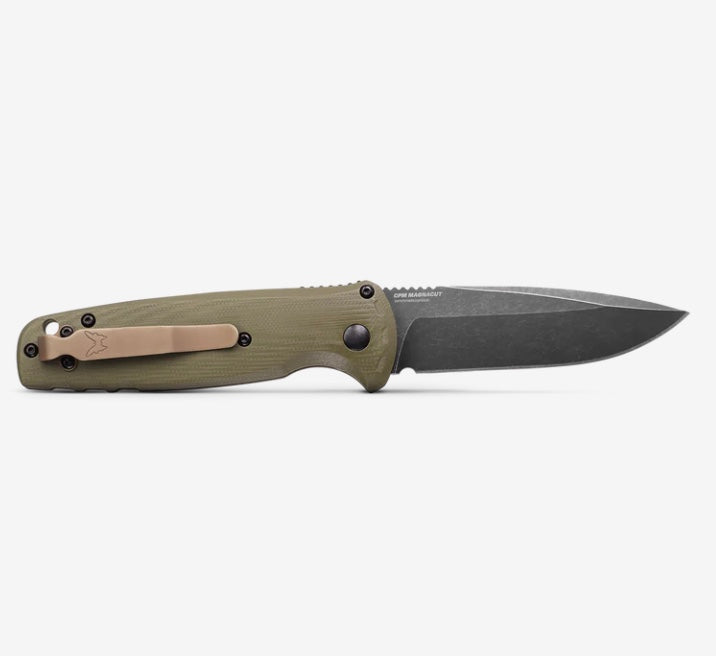 Benchmade CLA Premium Automatic Knife - OD Green G-10 & MagnaCut Steel