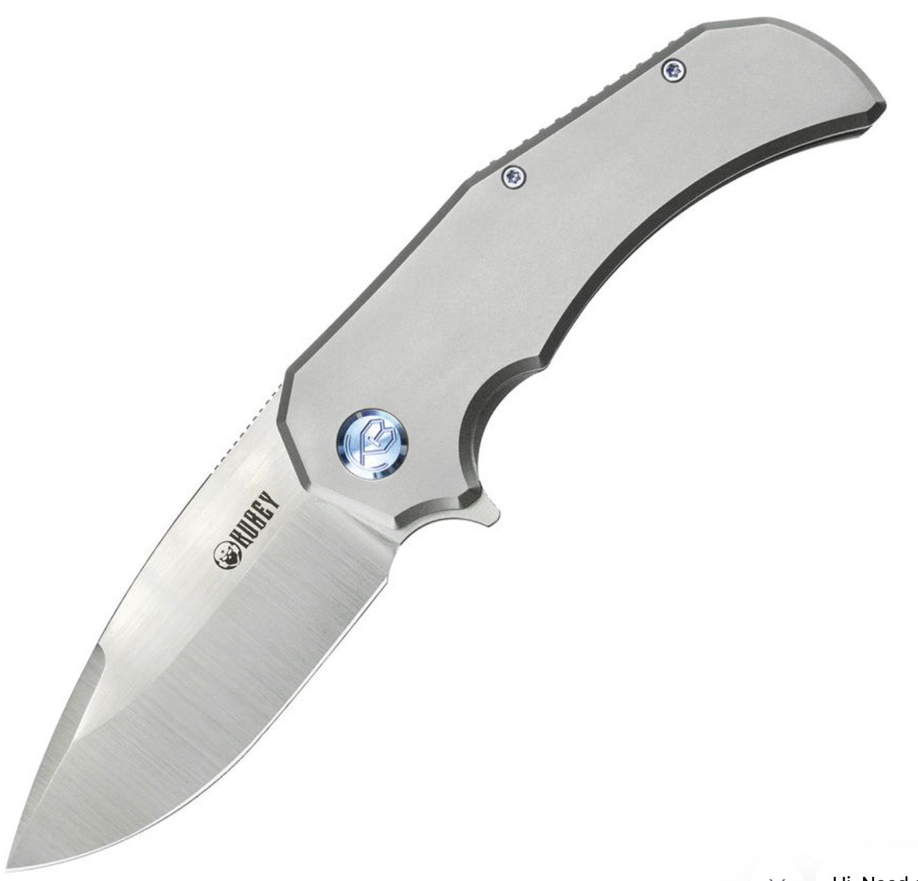 Kubey Bravo One Premium Folding Knife - Titanium Handle & M390 Blade