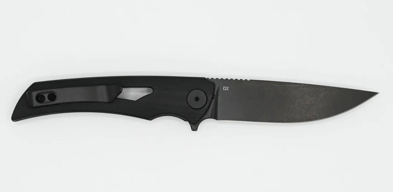 Eikonic Aperture Black G-10 & D2 Knife - Ultimate Everyday Carry