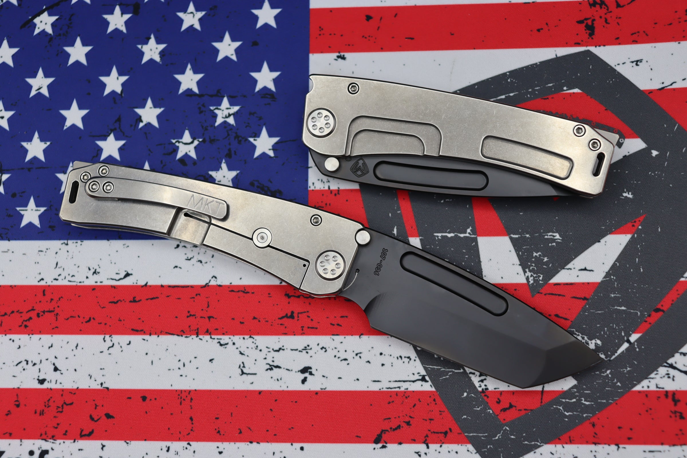 Medford Marauder H Tanto PVD S35 & Tumbled Frame - Premium Tactical Knife