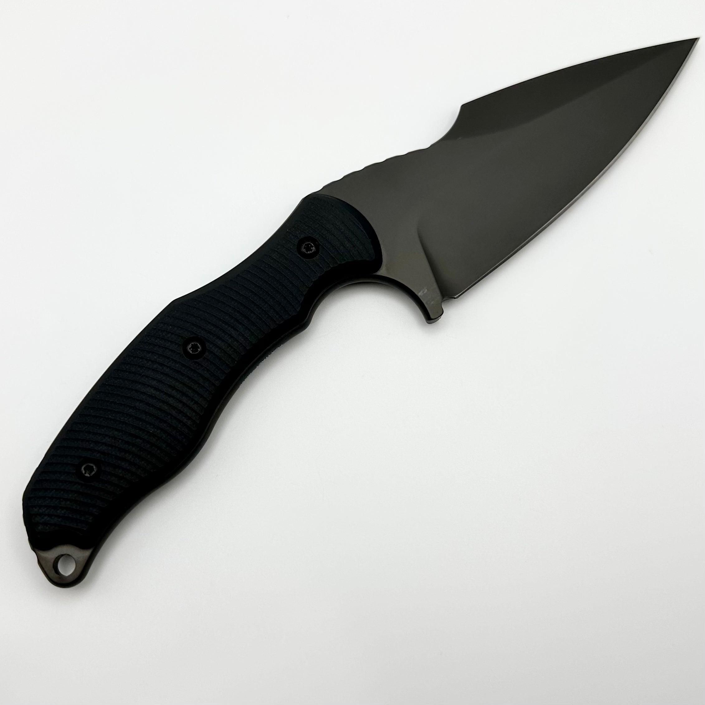 Borka Blades SB1 Premium Fixed Blade Knife - PVD M390 & Black G-10