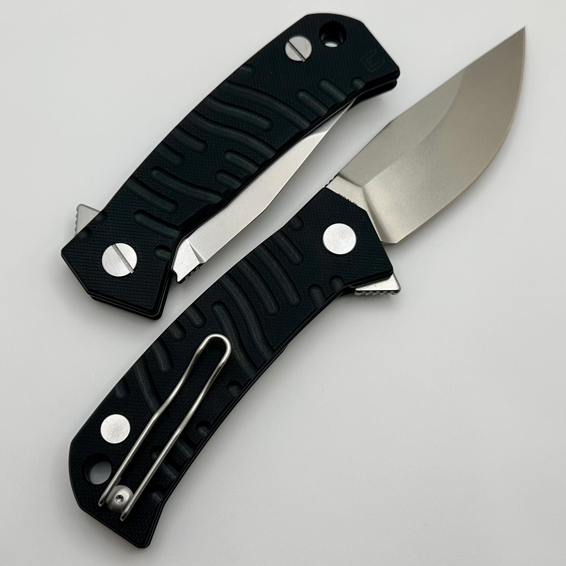 Premium Custom Knife Factory Echo Um - Black G-10 & CPM-S35VN Blade