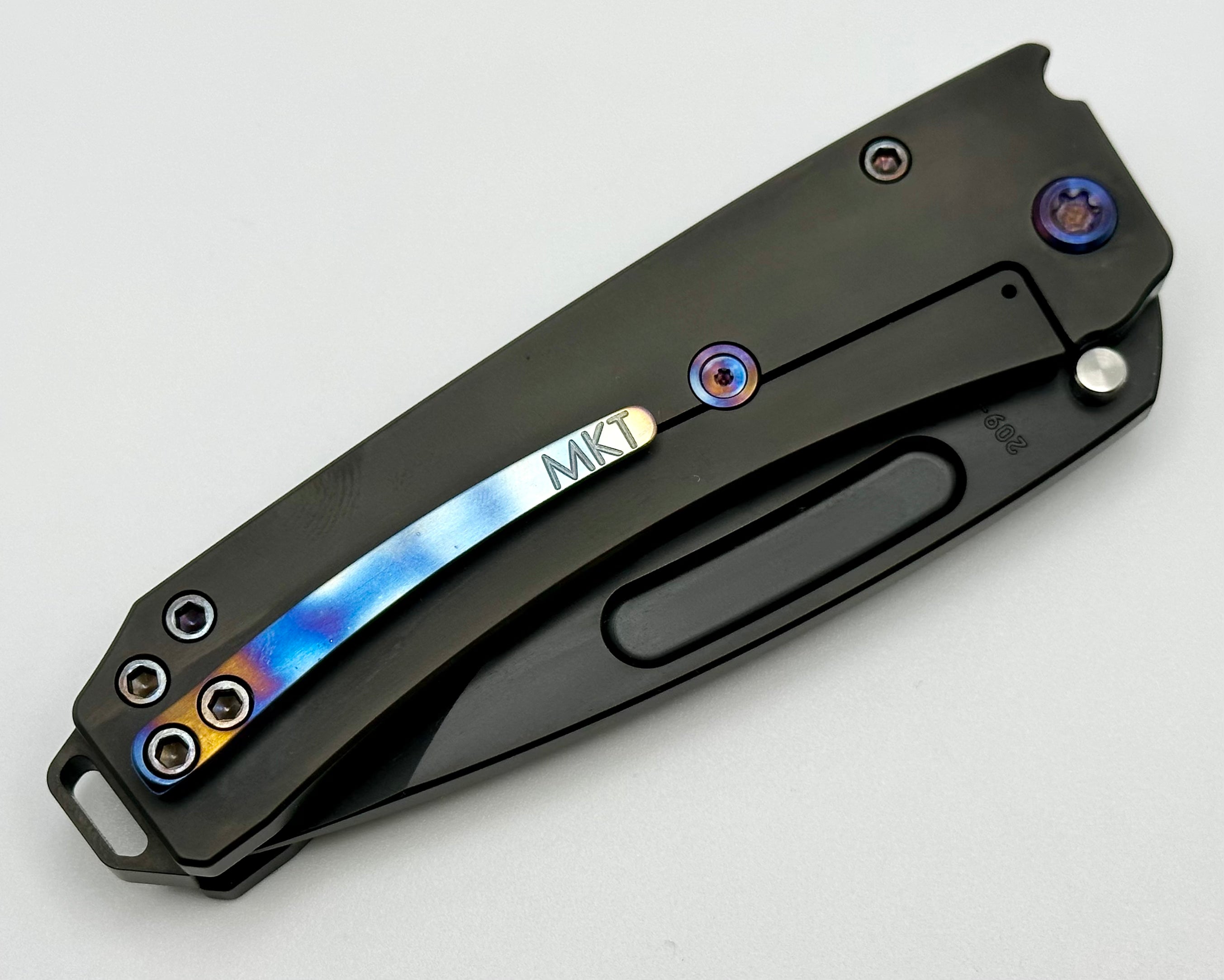 Medford Midi Marauder PVD S45 Drop Point Knife with Flamed Hardware - Premium EDC