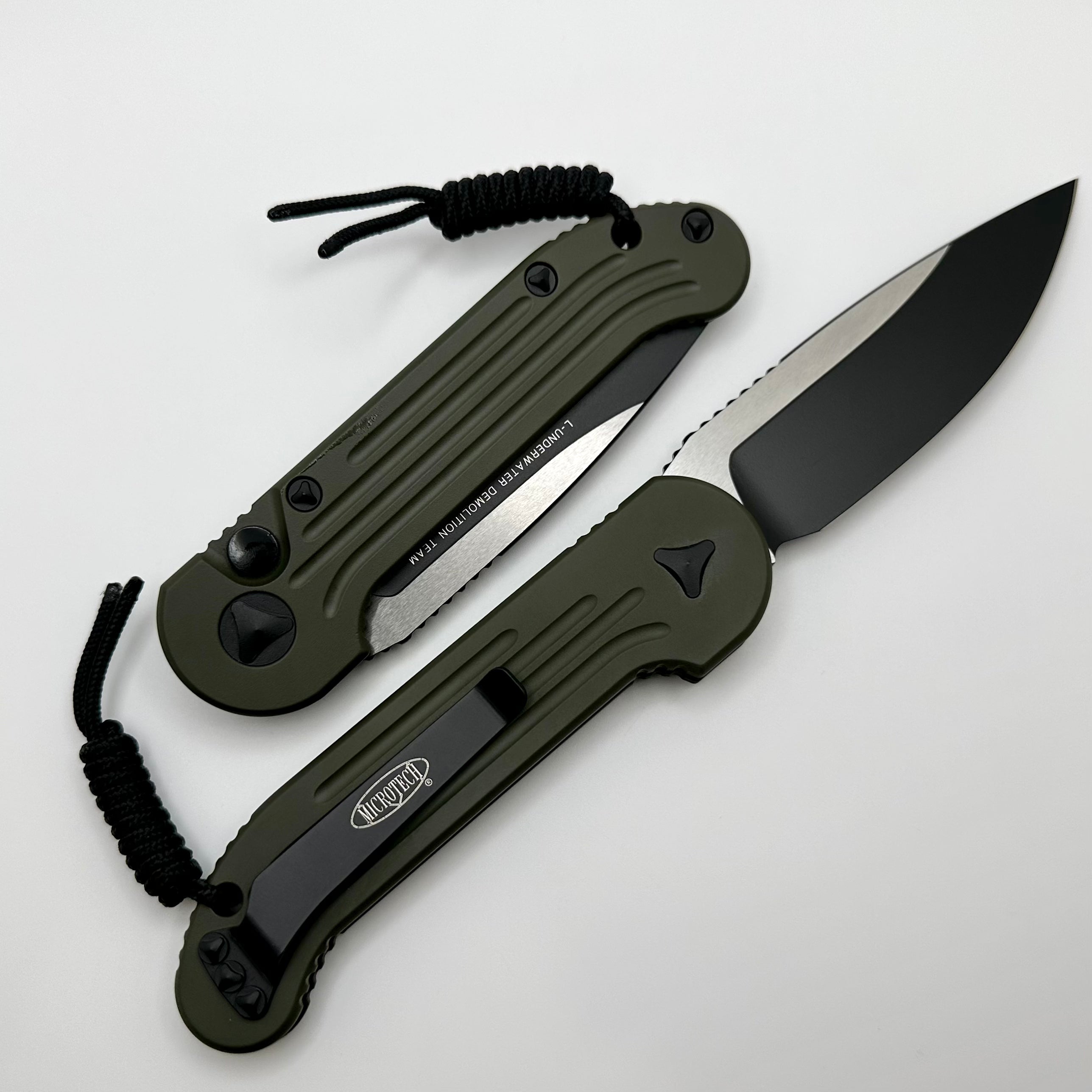 Microtech L.U.D.T Ultimate Tactical Knife - OD Green & Black