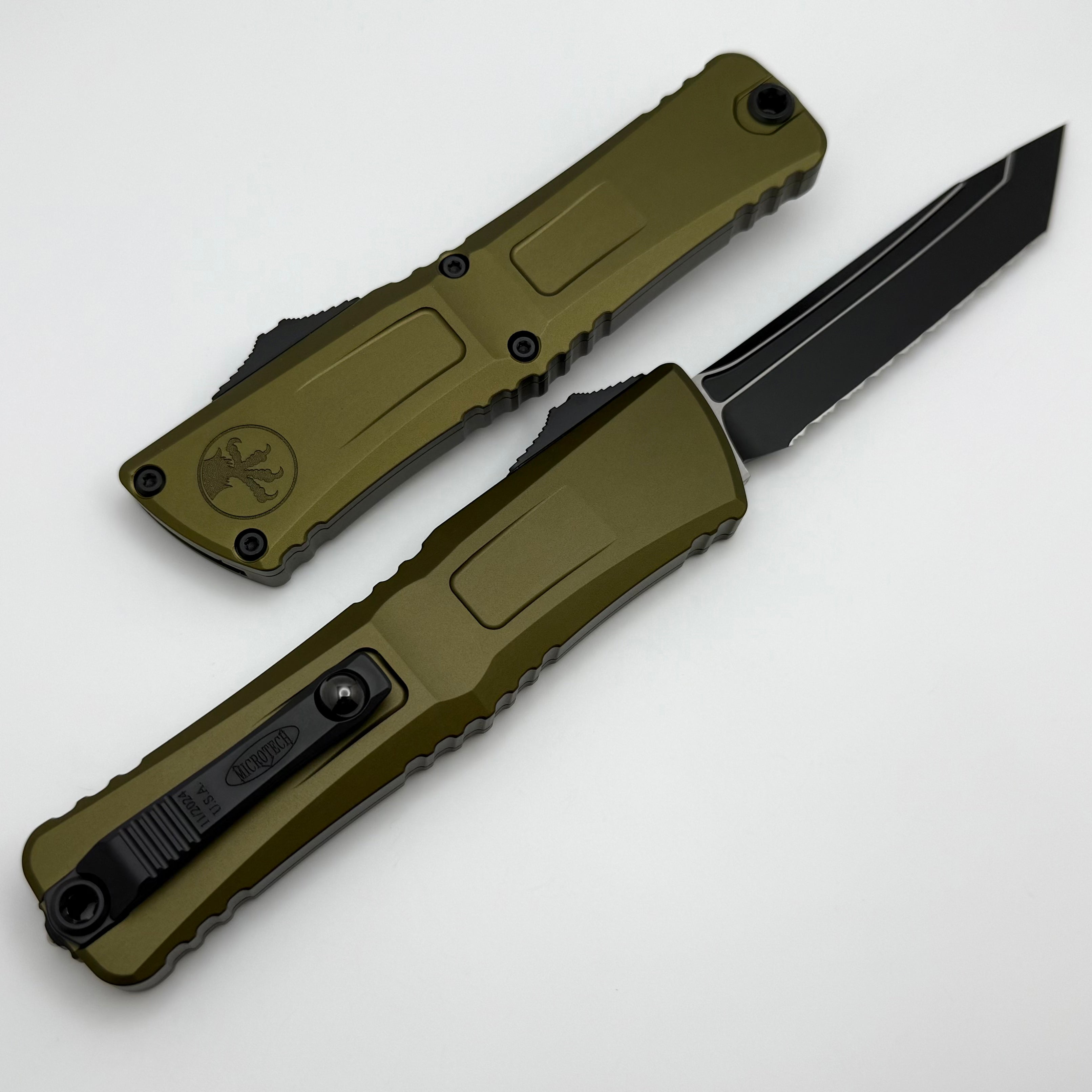 Microtech Premium Combat Troodon Gen III - Ultimate Tactical Knife with OD Green Handle