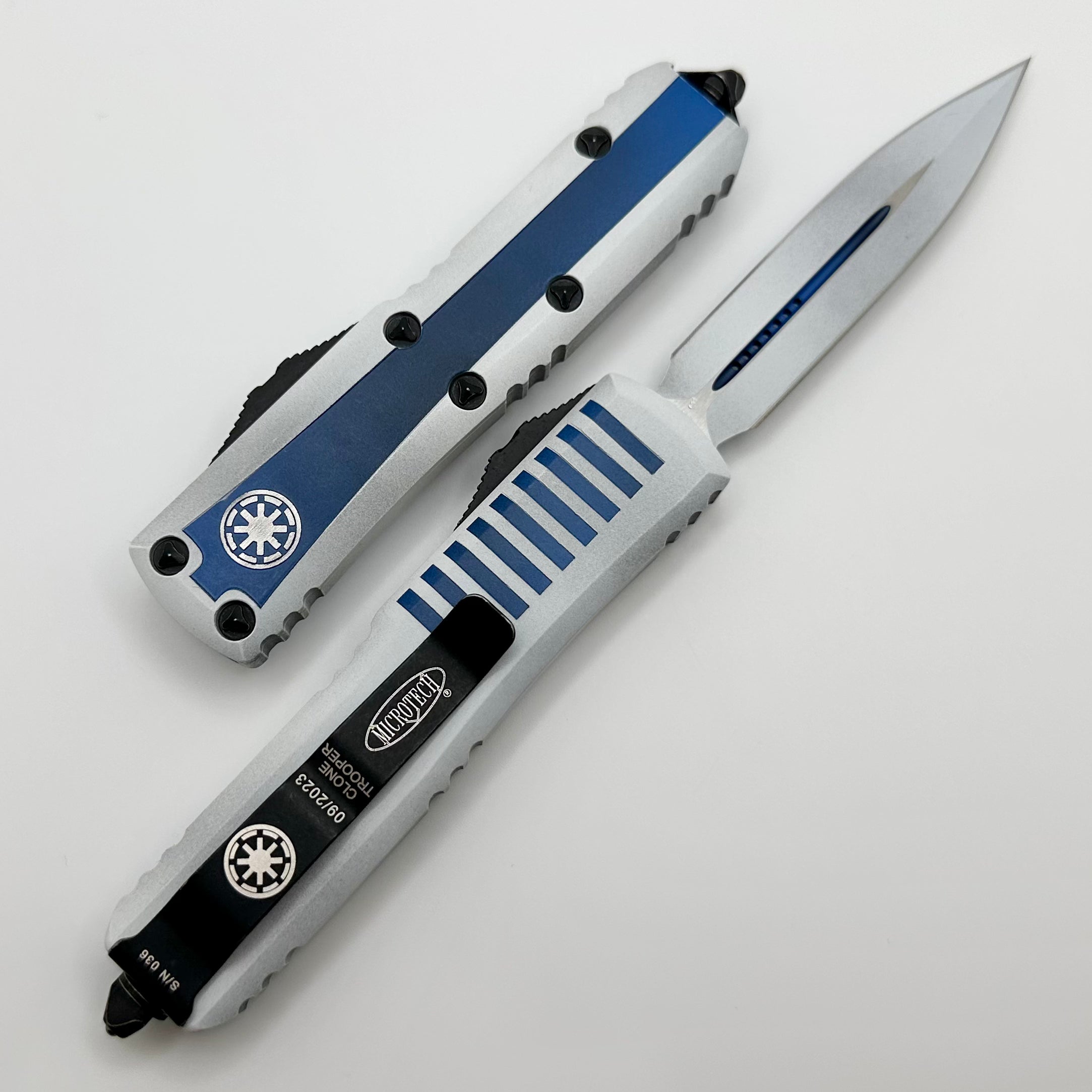 Microtech UTX-85 Double Edge Clone Trooper Signature Series - Ultimate Compact EDC Knife