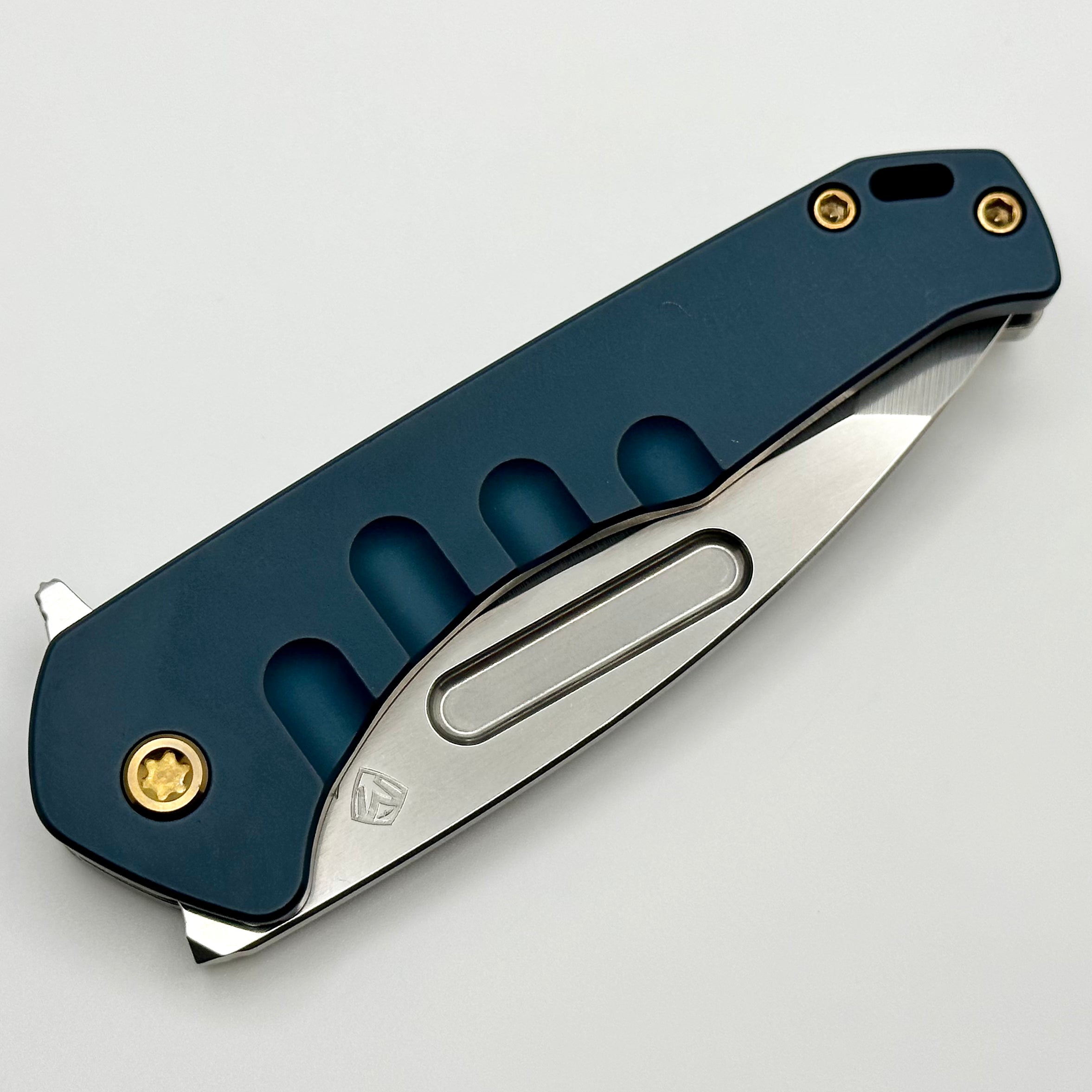 Medford Praetorian Swift FL Framelock Knife | Premium Tanto S45VN Blade & Blue Aluminum Handle