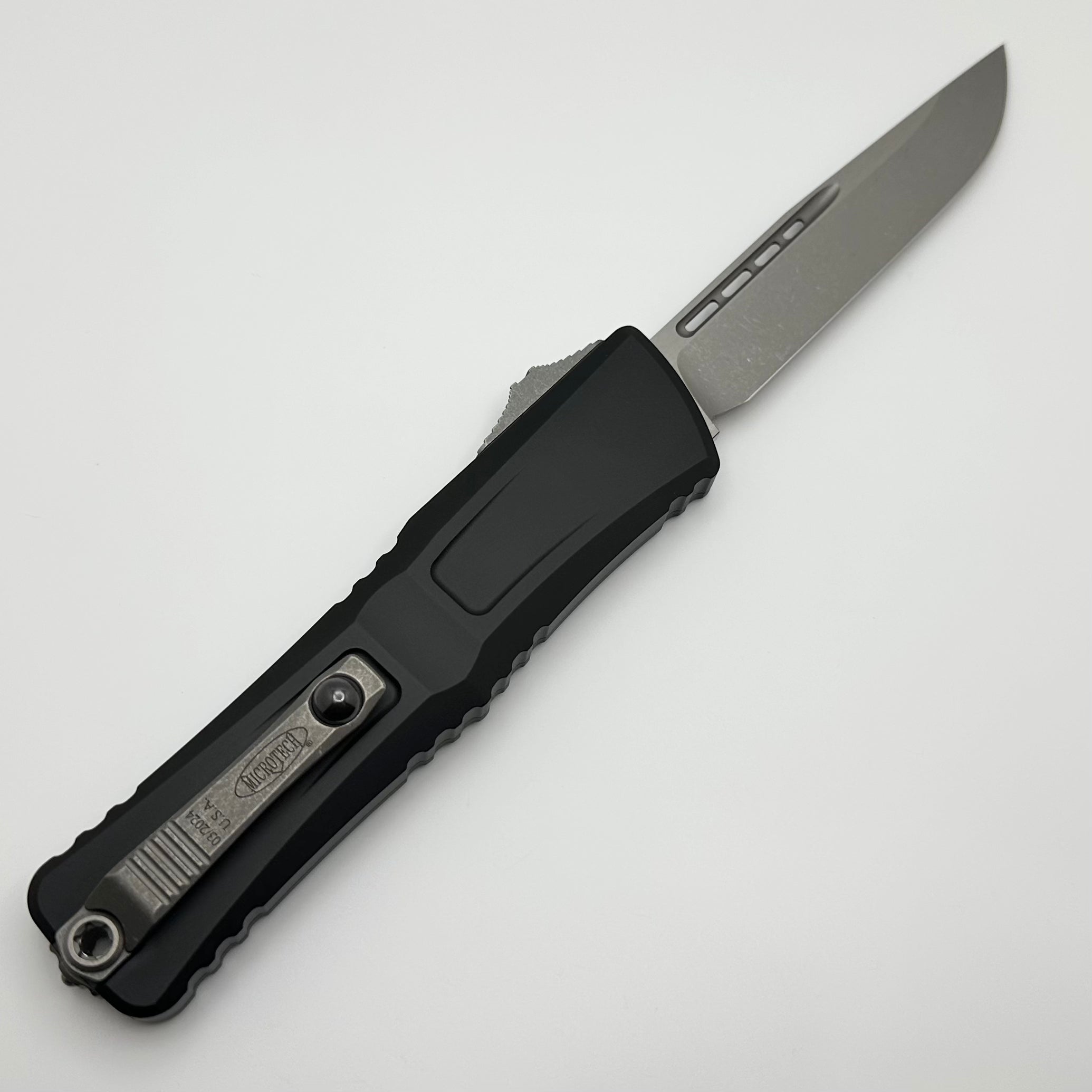 Microtech Combat Troodon Gen III Apocalyptic Tactical Knife - Premium Black Handle (Pre-Owned)