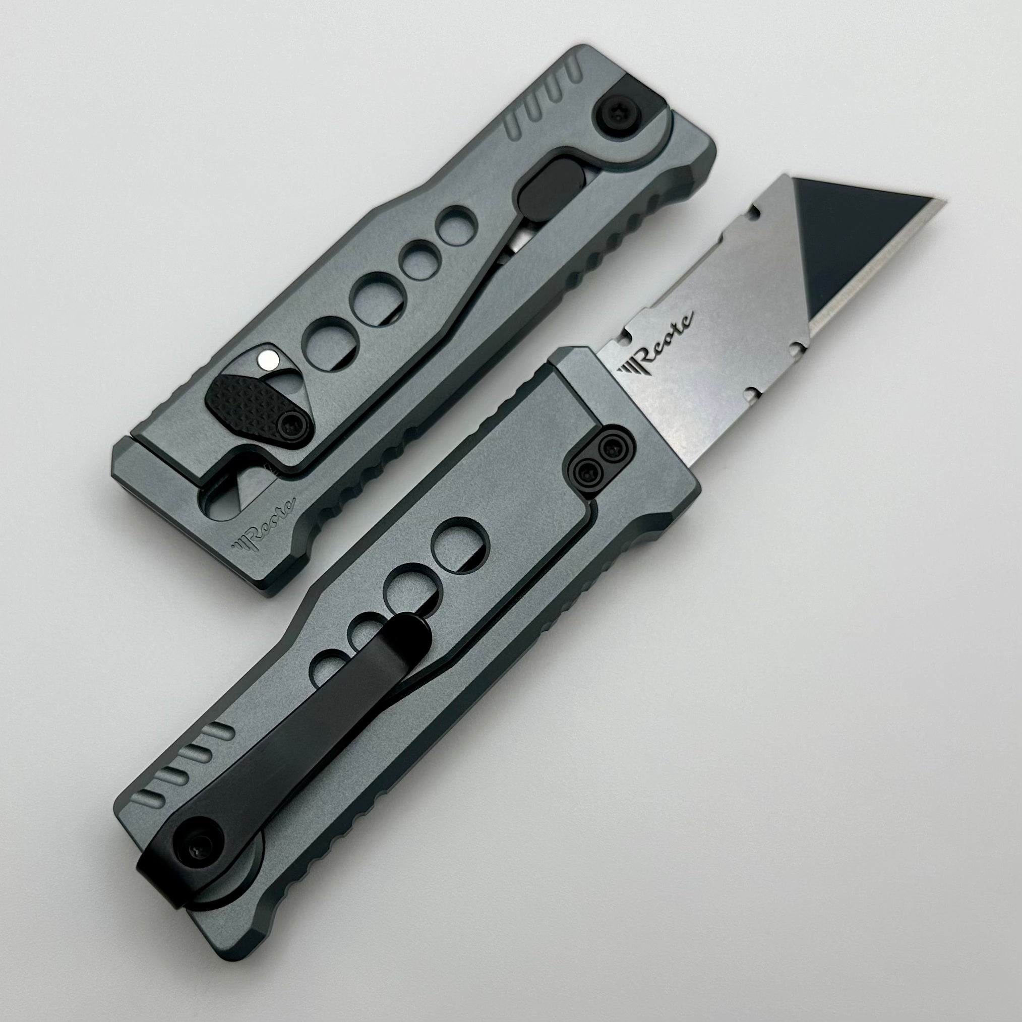 Reate EXO-U Utility Knife | Premium Aluminum Handle | Speedhole Design