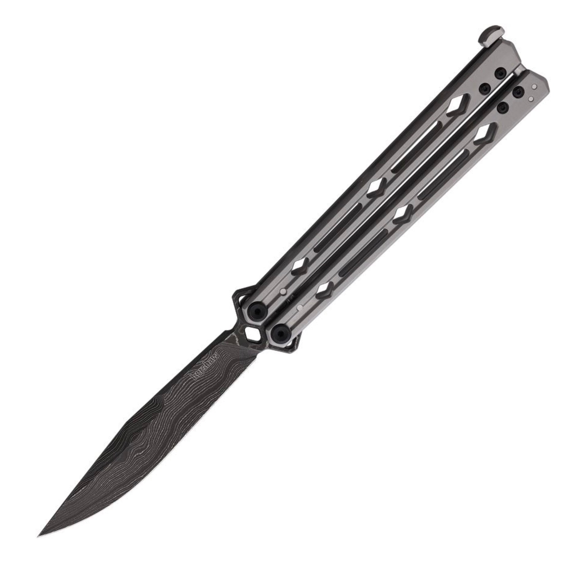 Kershaw Lucha Premium Damascus Butterfly Knife - Ultimate Precision & Style