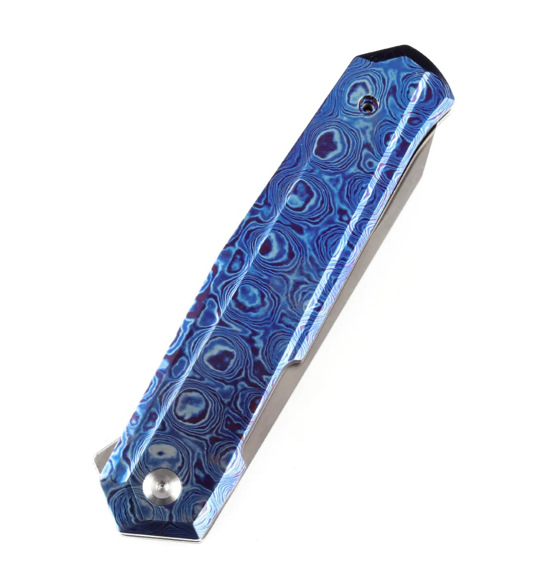 Kansept Integra Premium Flipper Knife - Timascus Handles & S35VN Steel