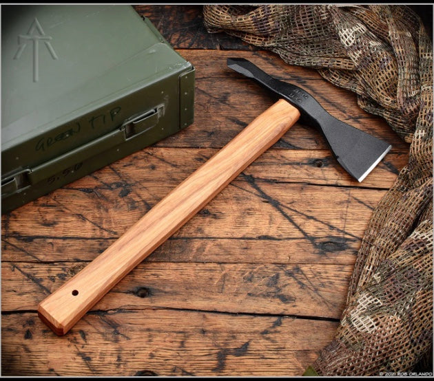 Premium American Tomahawk Model 1 - Hickory Handle & Black Forged 1060 Steel