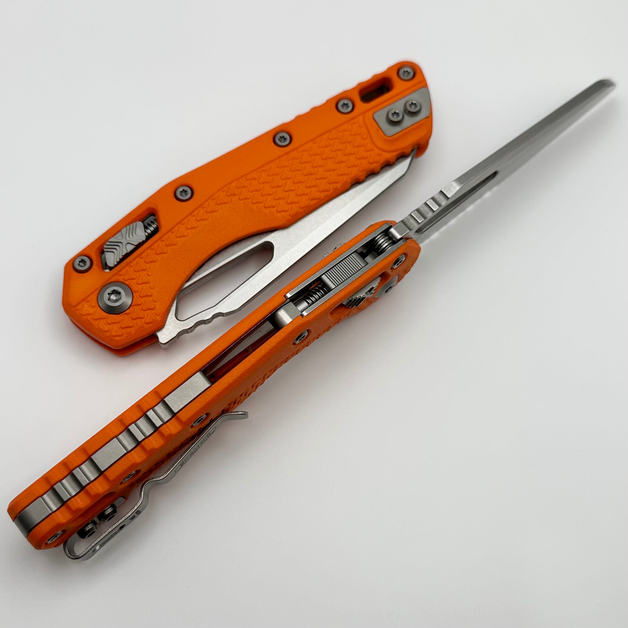 Ultimate Microtech MSI Knife - Orange Polymer Handle & M390MK Blade