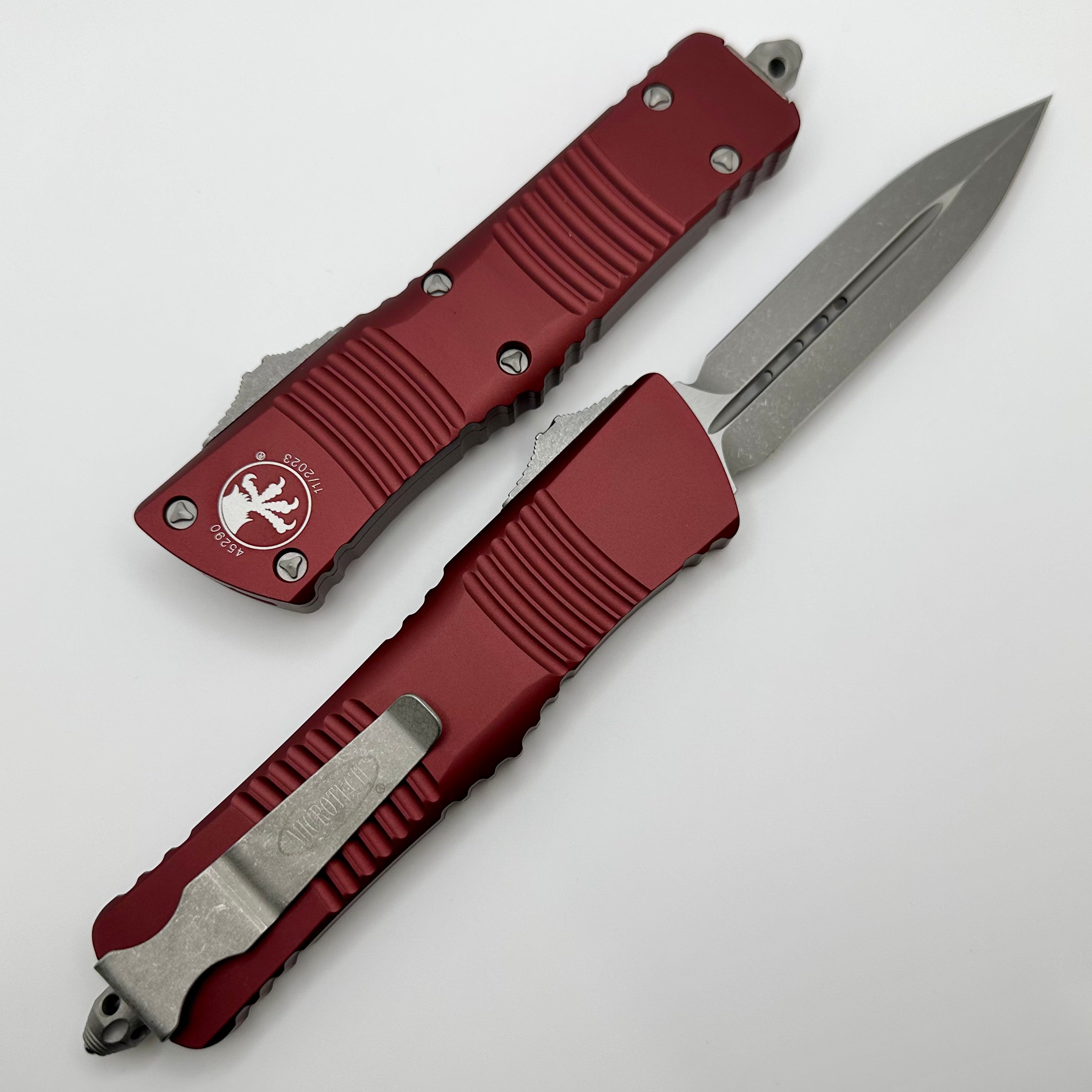 Microtech Combat Troodon Merlot Apocalyptic - Premium Tactical OTF Knife