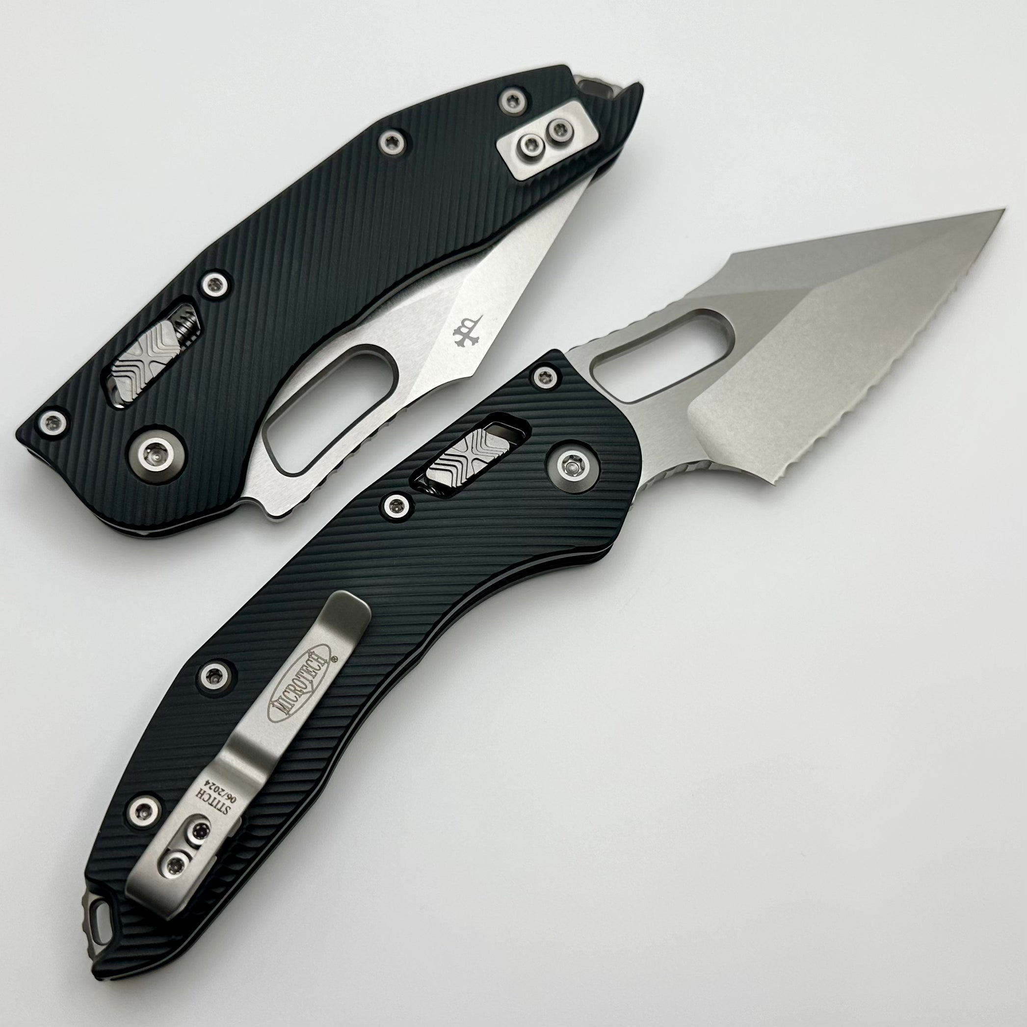 Microtech Stitch RAM LOK Tactical Folding Knife - Premium M390MK Steel & Full Serrated Edge