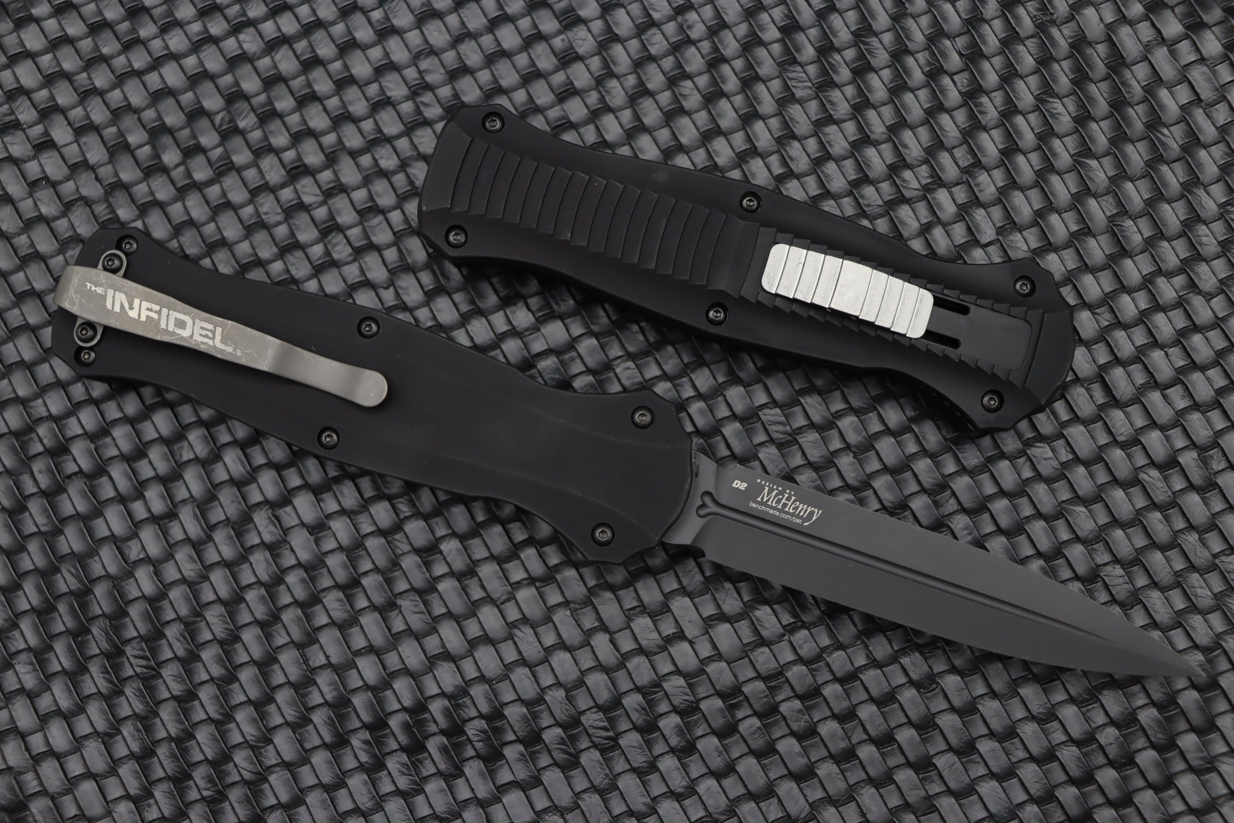 Benchmade Infidel Ultimate Tactical Knife - Black Aluminum & D2 Steel