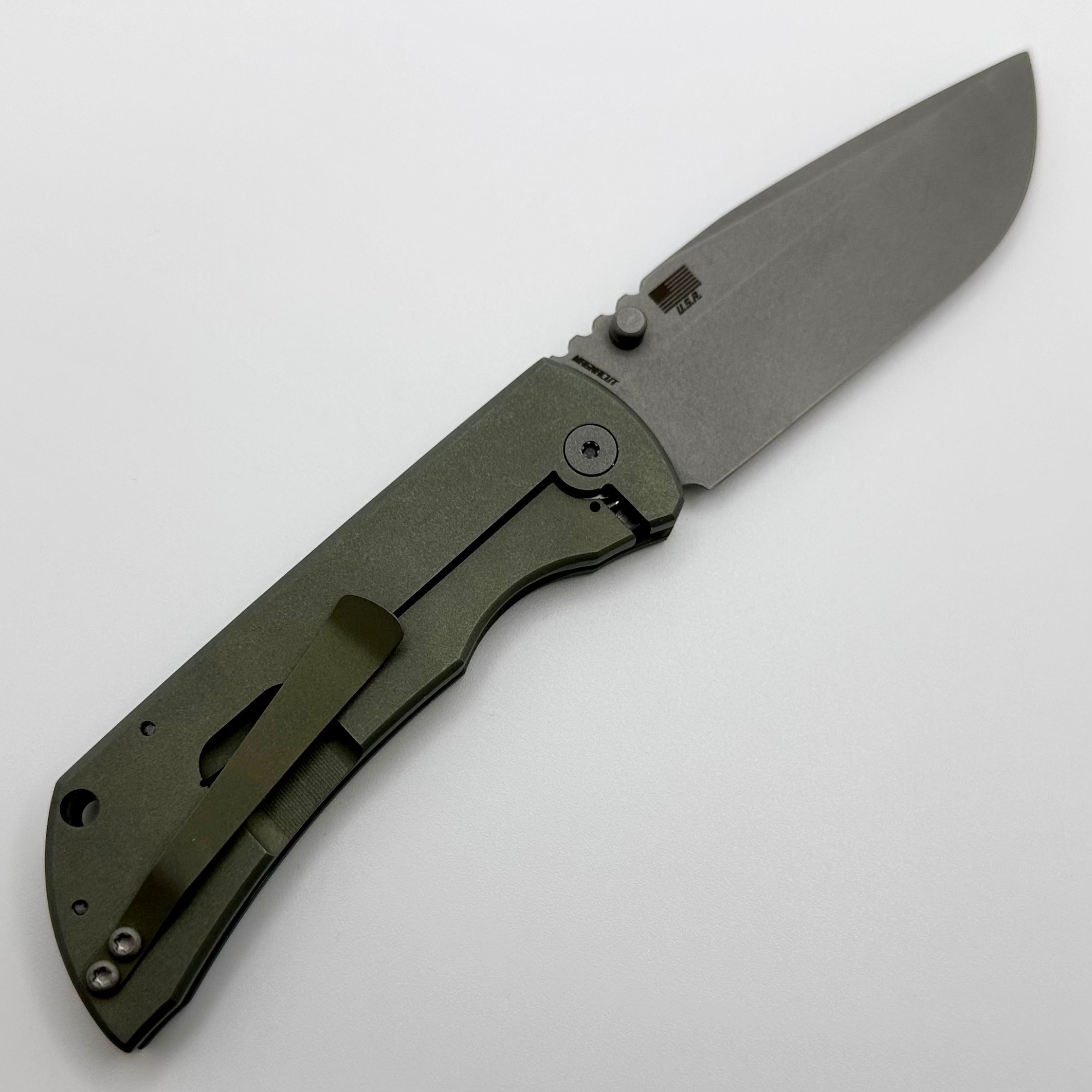 McNees Premium Machined Mac 2 3.5 - Ultimate Matte Green with Stonewash MagnaCut