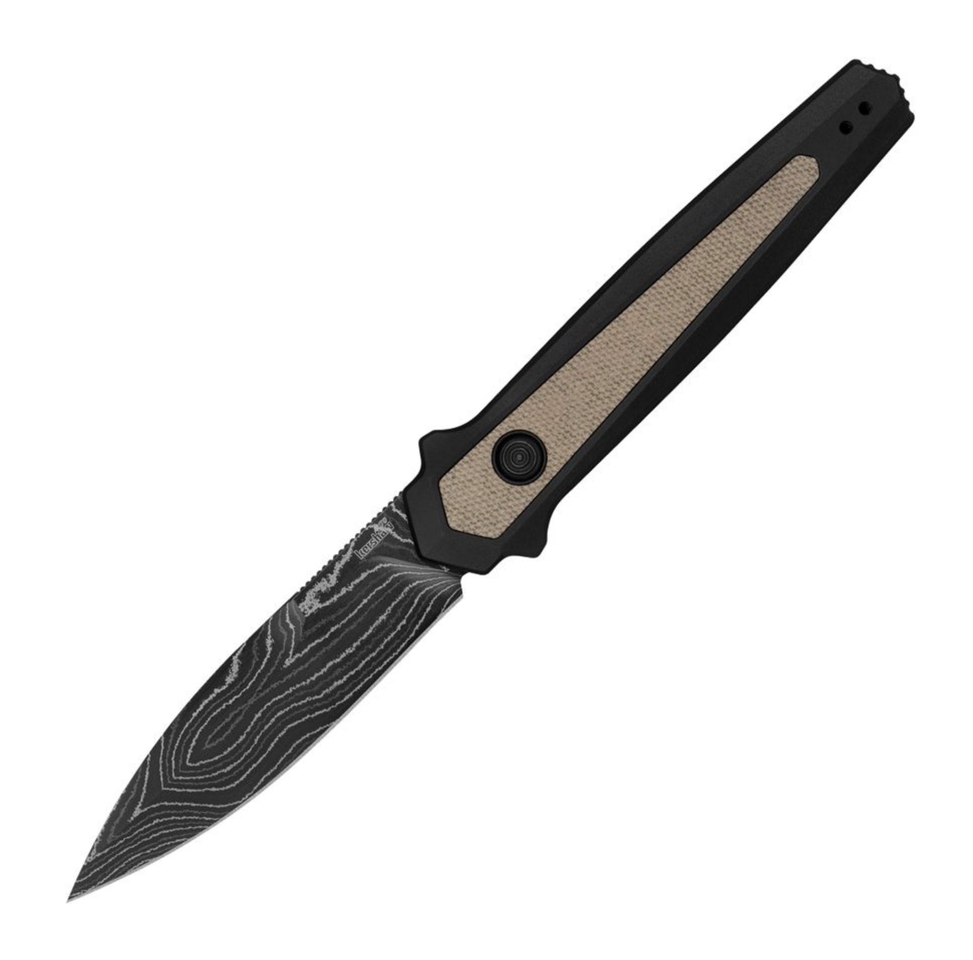 Kershaw Launch 15 Premium Damascus Auto Knife with Micarta Inlay